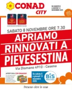 Conad City Apriamo rinnovati a PIEVESESTINA da sabato 8 novembre - al 13.11.2025