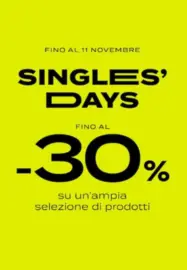 Singles' days fino al -30%
