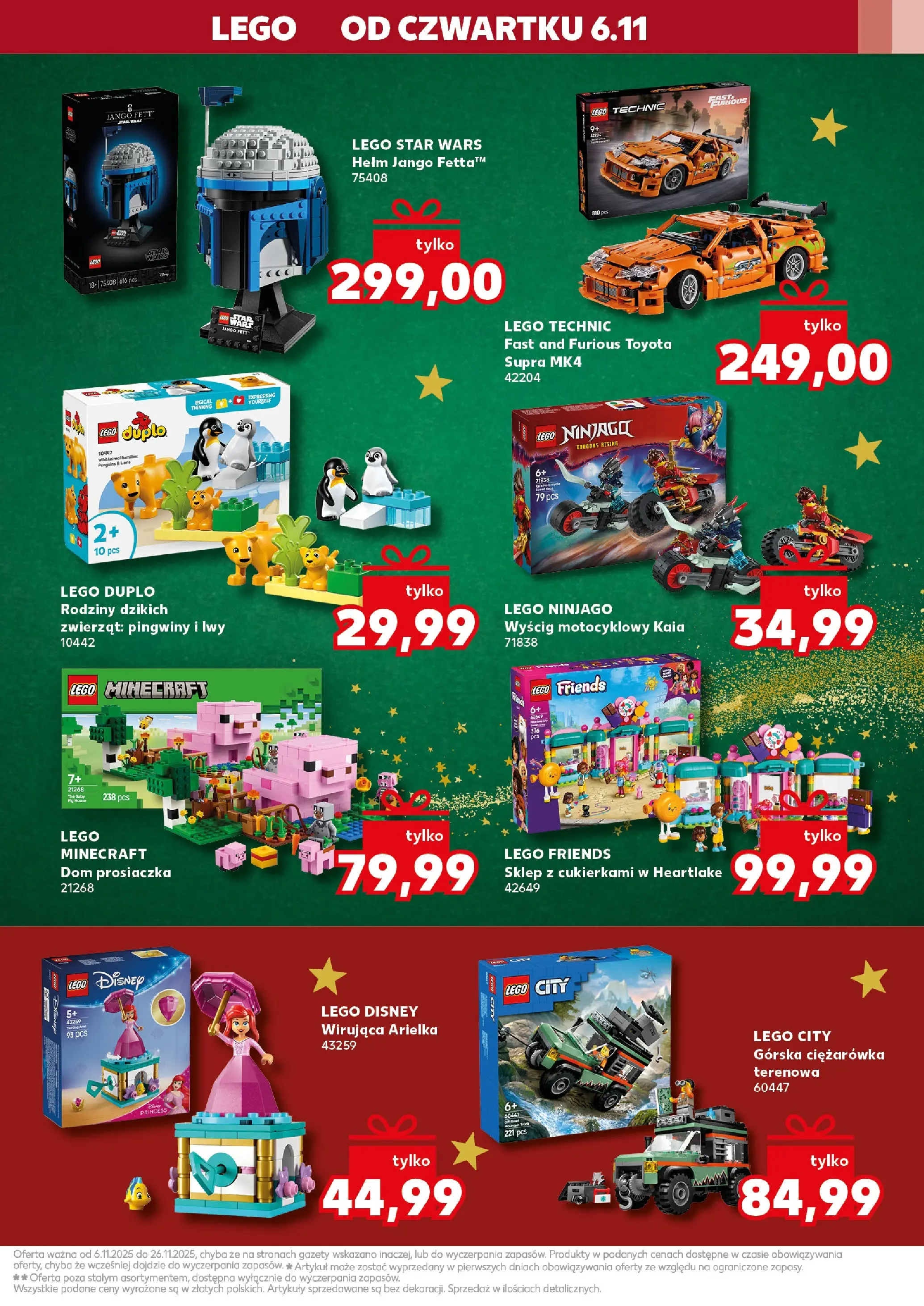 Kaufland gazetka - Zabawki od 06.11.2025 - od jutra PDF | Strona: 3 | Produkty: Lego