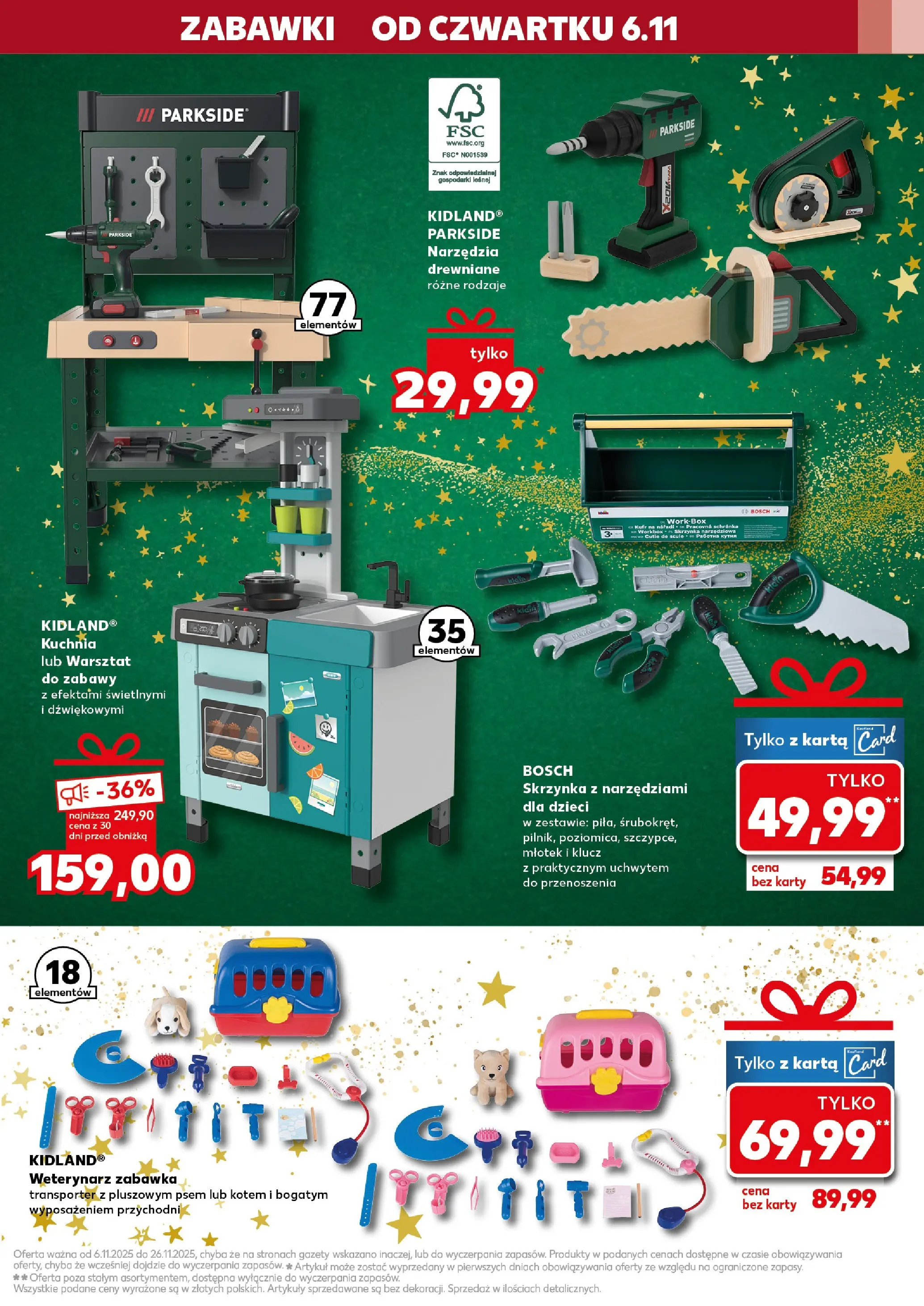 Kaufland gazetka - Zabawki od 06.11.2025 - od jutra PDF | Strona: 15 | Produkty: Karta