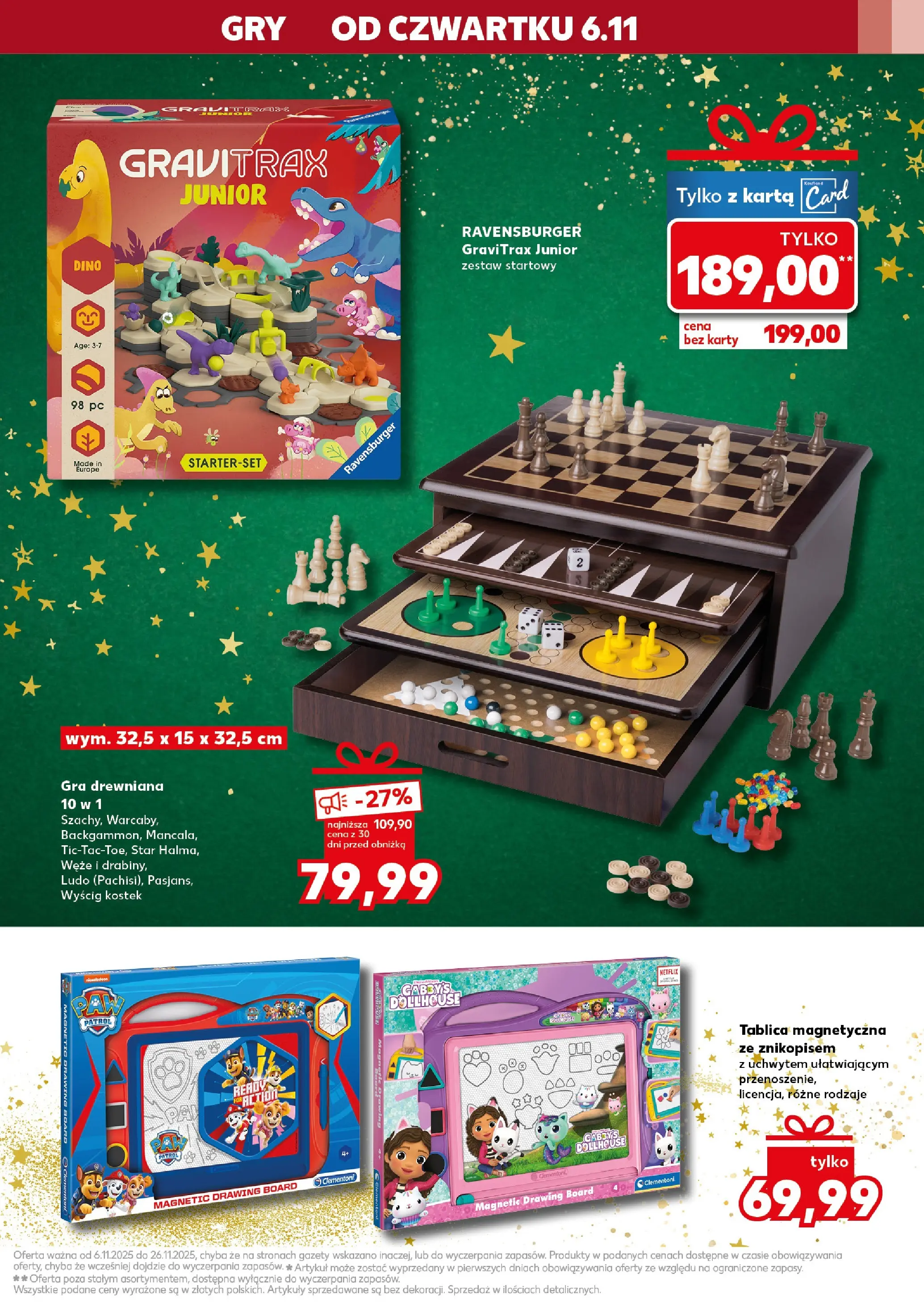Kaufland gazetka - Zabawki od 06.11.2025 - od jutra PDF | Strona: 27 | Produkty: Karta, Magnetic, PC, Gra