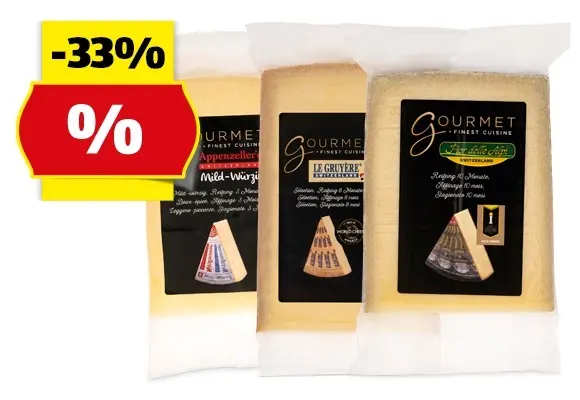 GOURMET FINEST CUISINE Schweizer Käsespezialität, 250 g/200 g