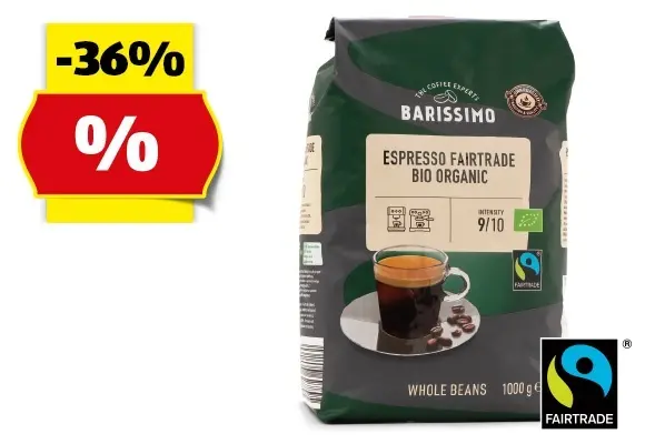 BARISSIMO Bio-Fairtrade Espresso, 1 kg