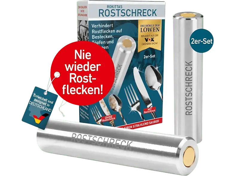 Die Höhle der Löwen Rokitta's Rostschreck 2 Stück