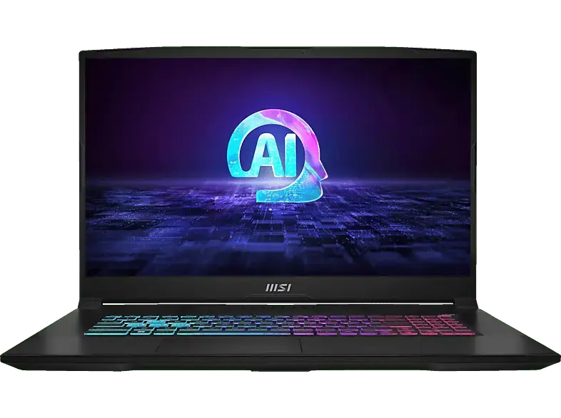 MSI Katana A17 AI B8VF-878 Gaming Notebook 17,3 Zoll, Full-HD, AMD Ryzen 7 8845HS Prozessor, 16 GB RAM, Windows 11, GeForce RTX™ 4060, Schwarz