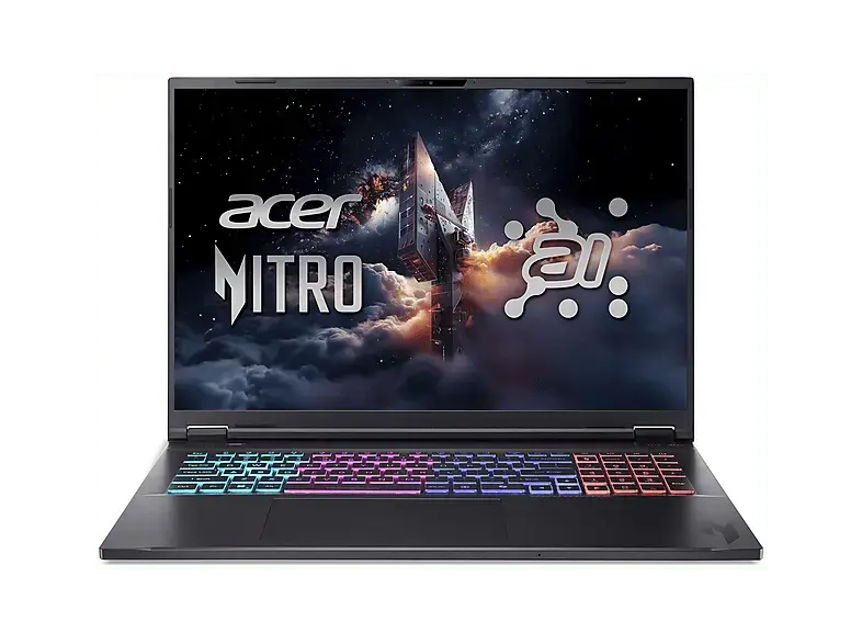 ACER AN18-61-R7SD Gaming Notebook 18 Zoll, WQXGA, AMD Ryzen AI 7 pro 350, 16 GB RAM, 1 x GB, Windows 11 Home, GeForce RTX™ 5070 Ti, Schwarz