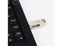 HP HPFD206C-A 64 GB x206c OTG USB-Stick, USB-C/A 3.2 Gen1, 100 MB/s, Silber