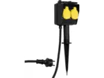 MediaMarkt Dornbirn Messepark Vivanco 61155 Outdoor 2-fach Steckdose mit Erdspieß, 3m; Außensteckdose - bis 12.11.2025