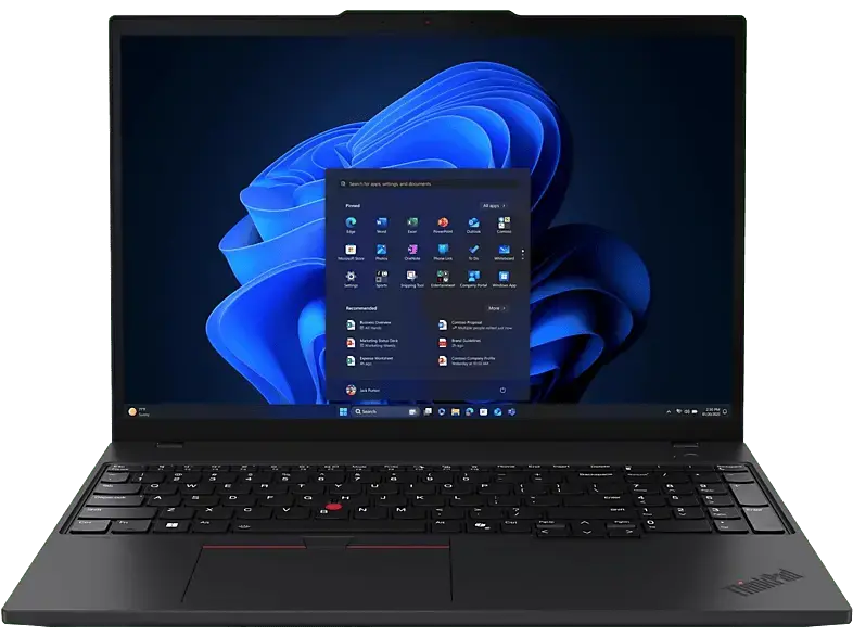 LENOVO ThinkPad T16 Gen 4 Notebook for Business 16 Zoll, WUXGA, Intel® Core™ Ultra 5 Prozessor 225U, GB RAM, 512 SSD, Windows 11 Pro, Onboard Graphics, Schwarz