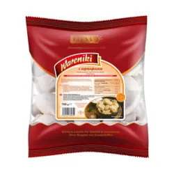 Wareniki-Teigtaschen gefüllt mit Kartoffeln & Speck