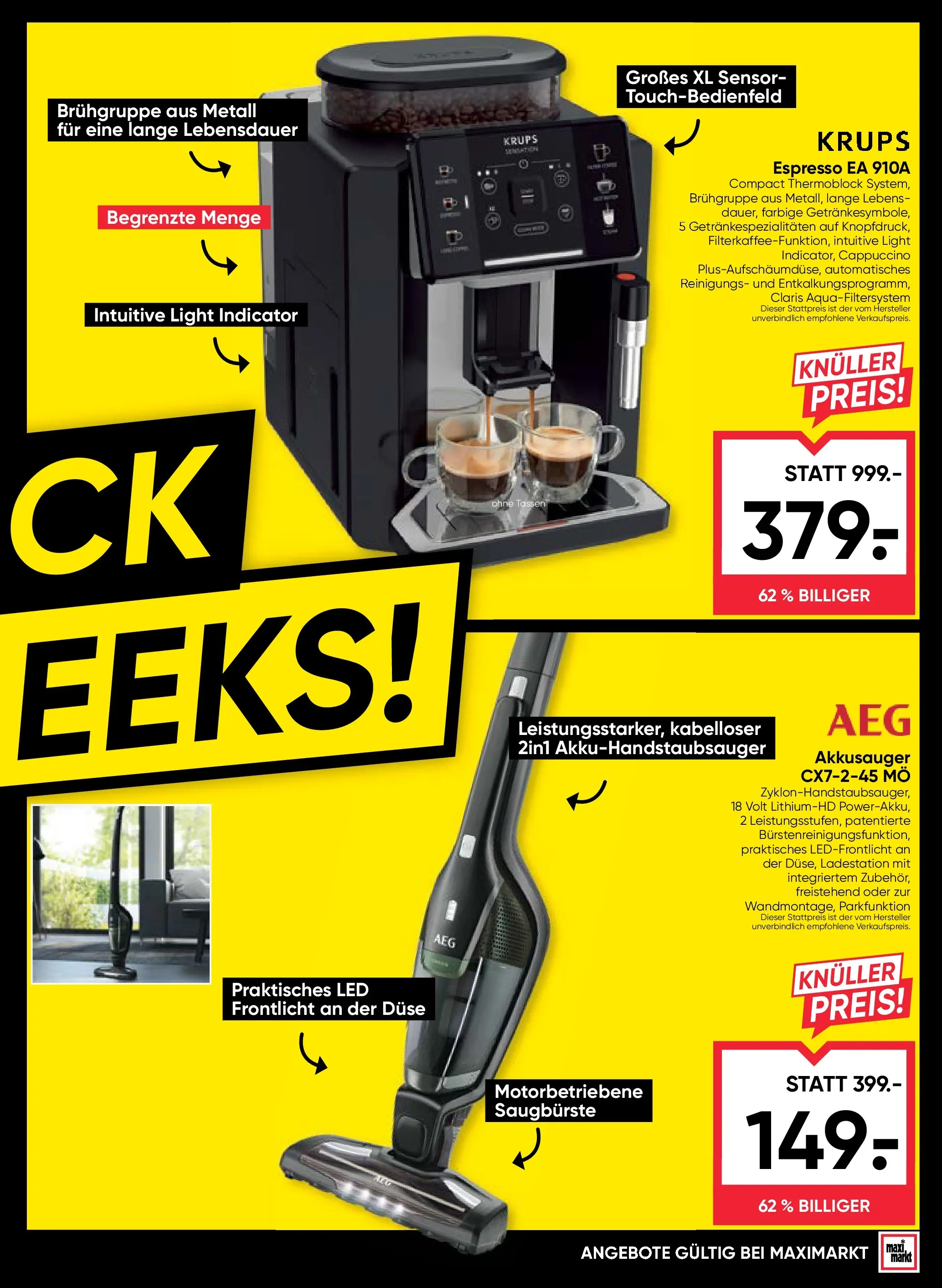 Maximarkt BLACK FRIDAY - Flugblatt (13.11.2025) | Seite: 3