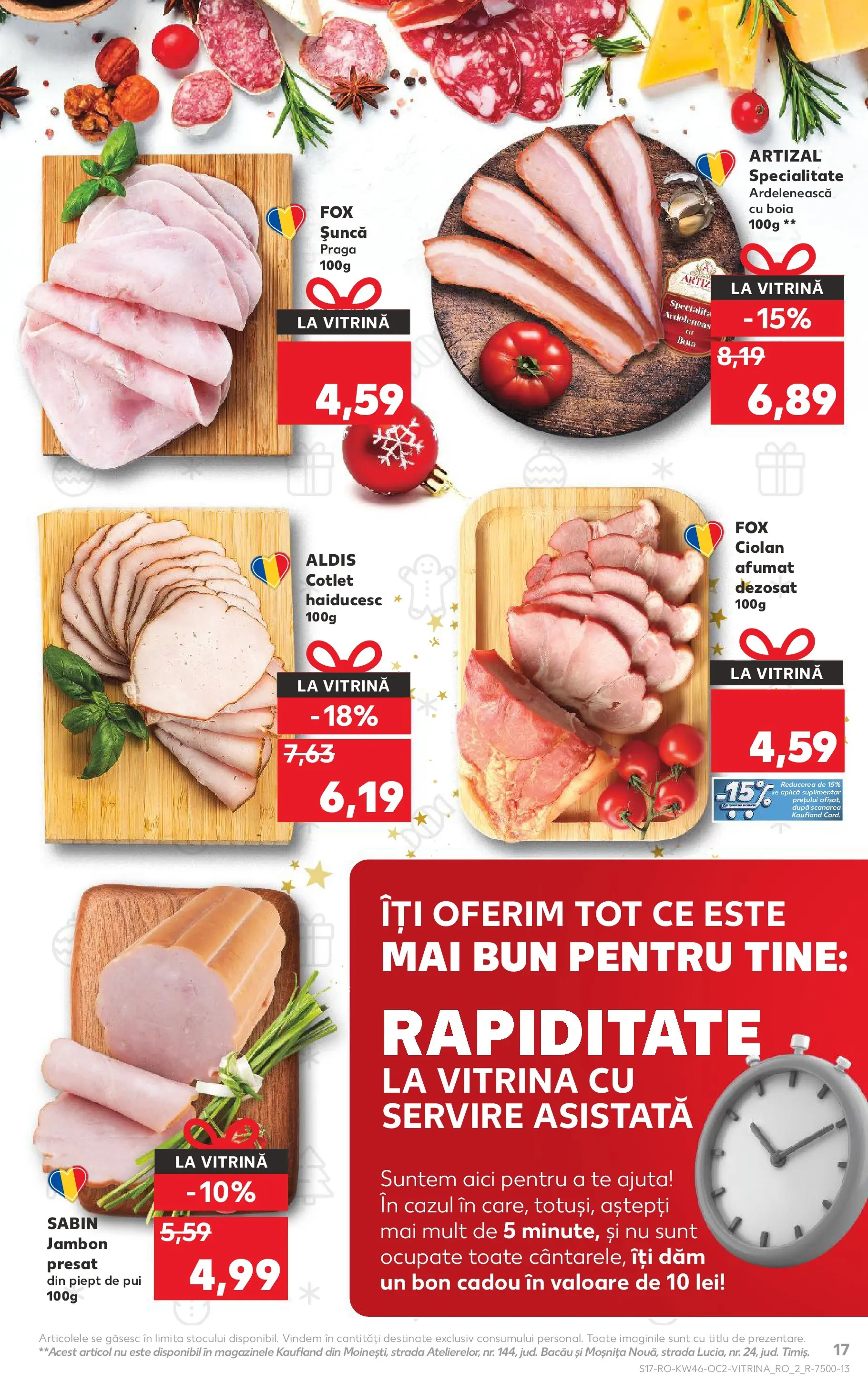 Catalog Kaufland - Viseu de Sus 12.11.2025 - Revista si Oferta | Pagină: 17 | Produse: Lait de coco, Hacıyatmaz Kedi Oyuncağı, Vitrină, Șuncă