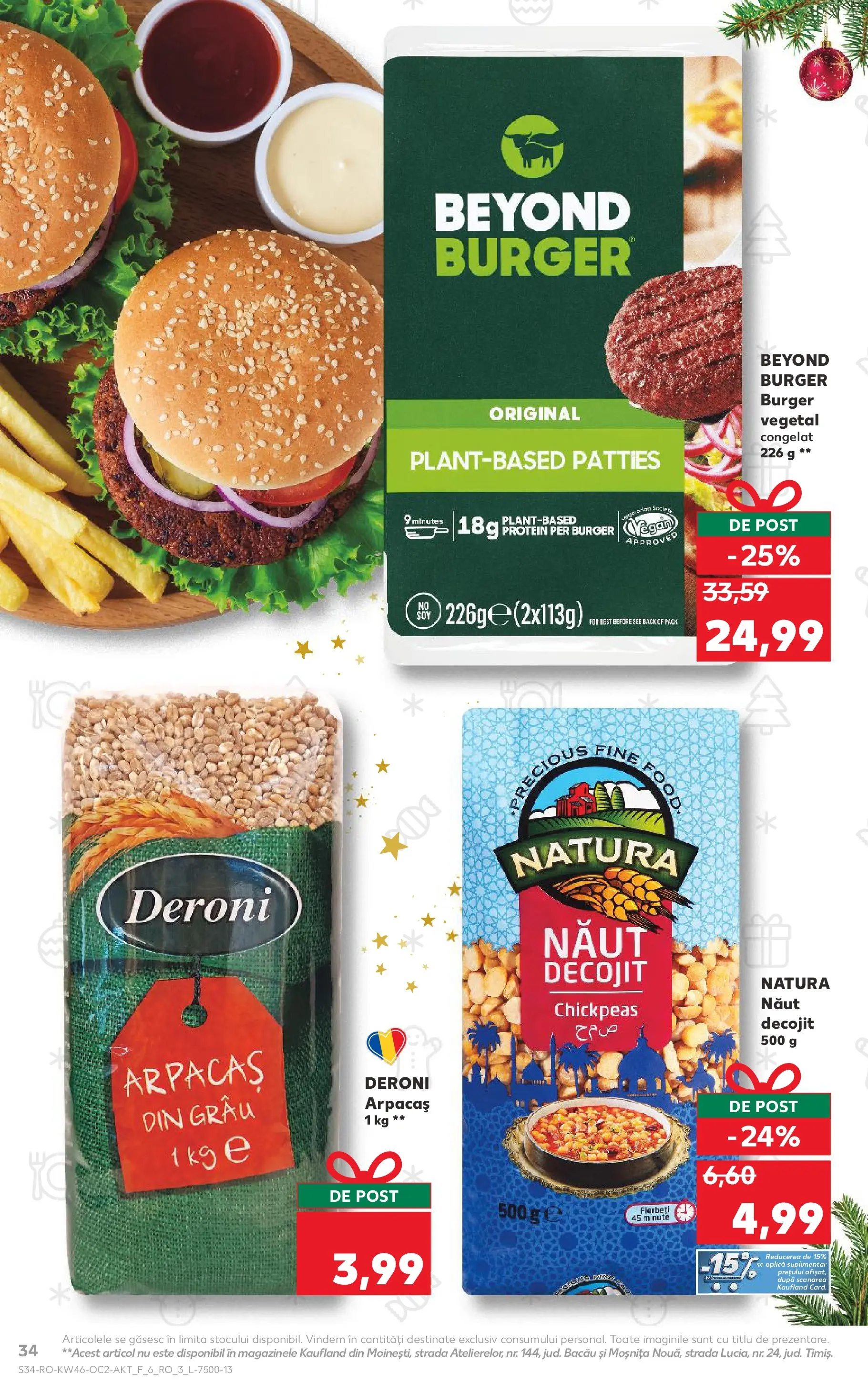 Catalog Kaufland - Viseu de Sus 12.11.2025 - Revista si Oferta | Pagină: 34 | Produse: Burger