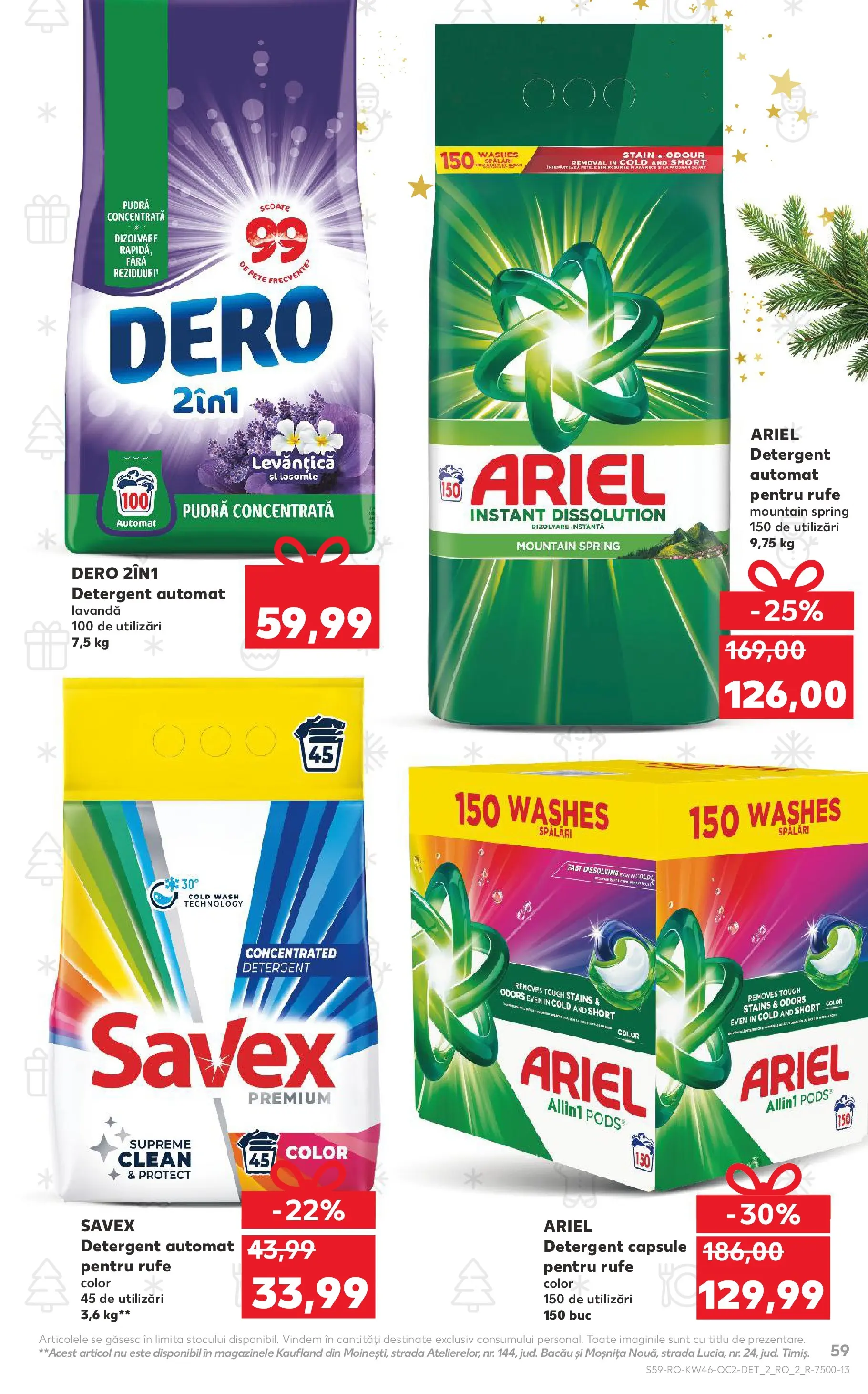 Catalog Kaufland - Viseu de Sus 12.11.2025 - Revista si Oferta | Pagină: 59 | Produse: Pomelo, Kedi Ödül Oyuncakları, Pudră, Detergent