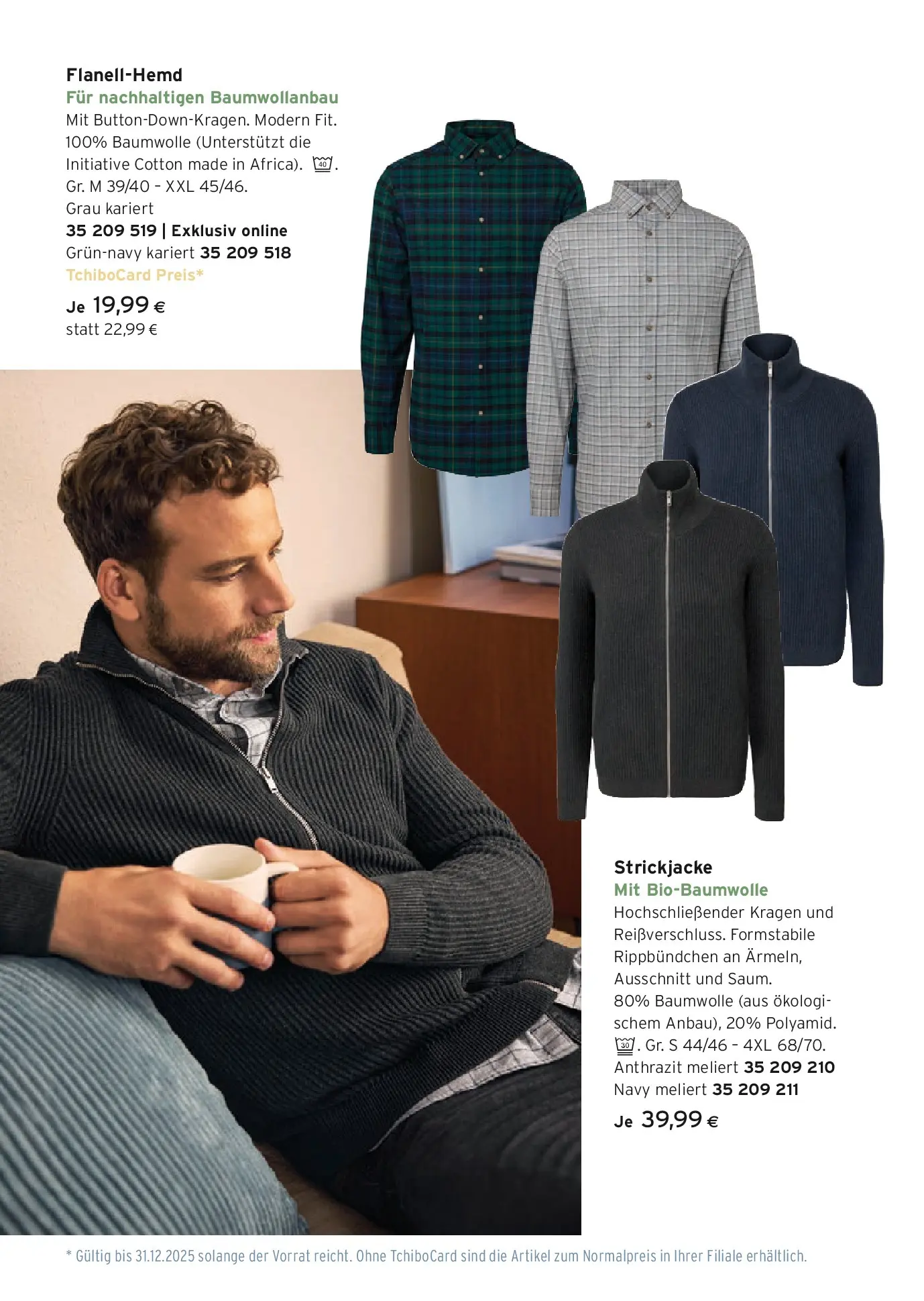 Tchibo Eduscho - Tchibo: Freude für alle von 19.11.2025 - Aktuelle Angebote | Seite: 4 | Produkte: Strickjacke