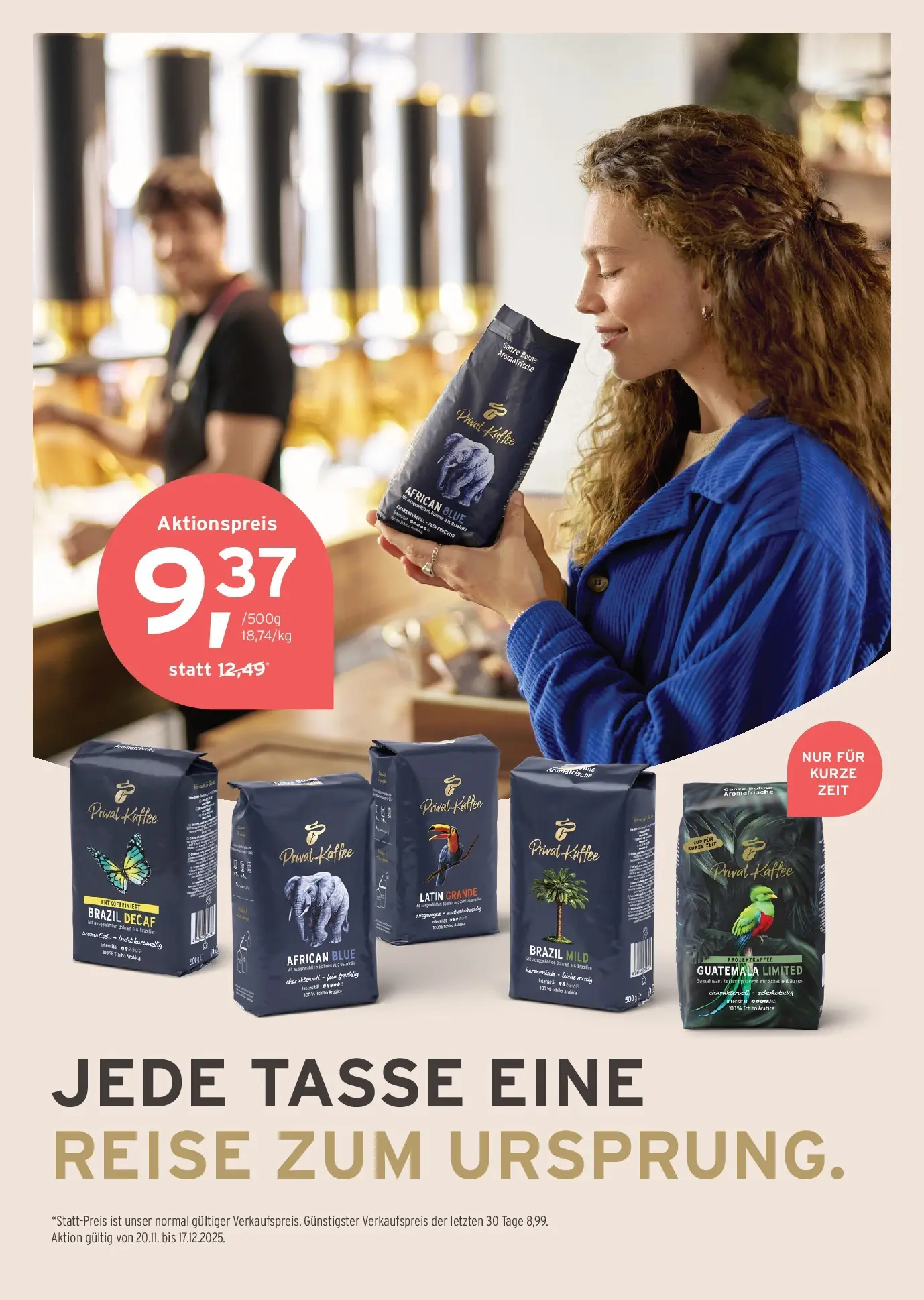 Tchibo Eduscho - Tchibo: Freude für alle von 19.11.2025 - Aktuelle Angebote | Seite: 10 | Produkte: Kaffee