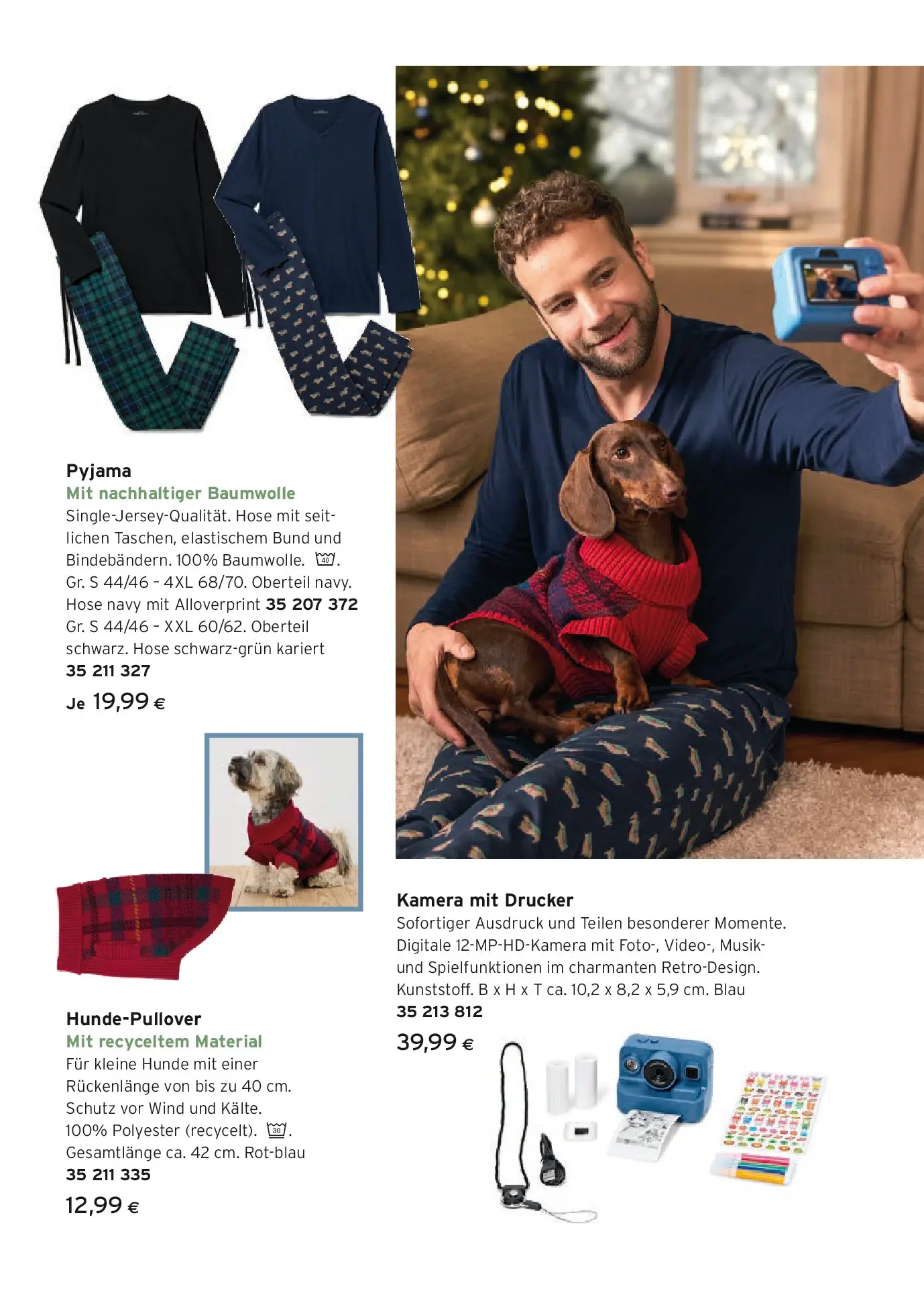 Tchibo Eduscho - Tchibo: Freude für alle von 19.11.2025 - Aktuelle Angebote | Seite: 15 | Produkte: Hose, Pyjama, Drucker, Kamera