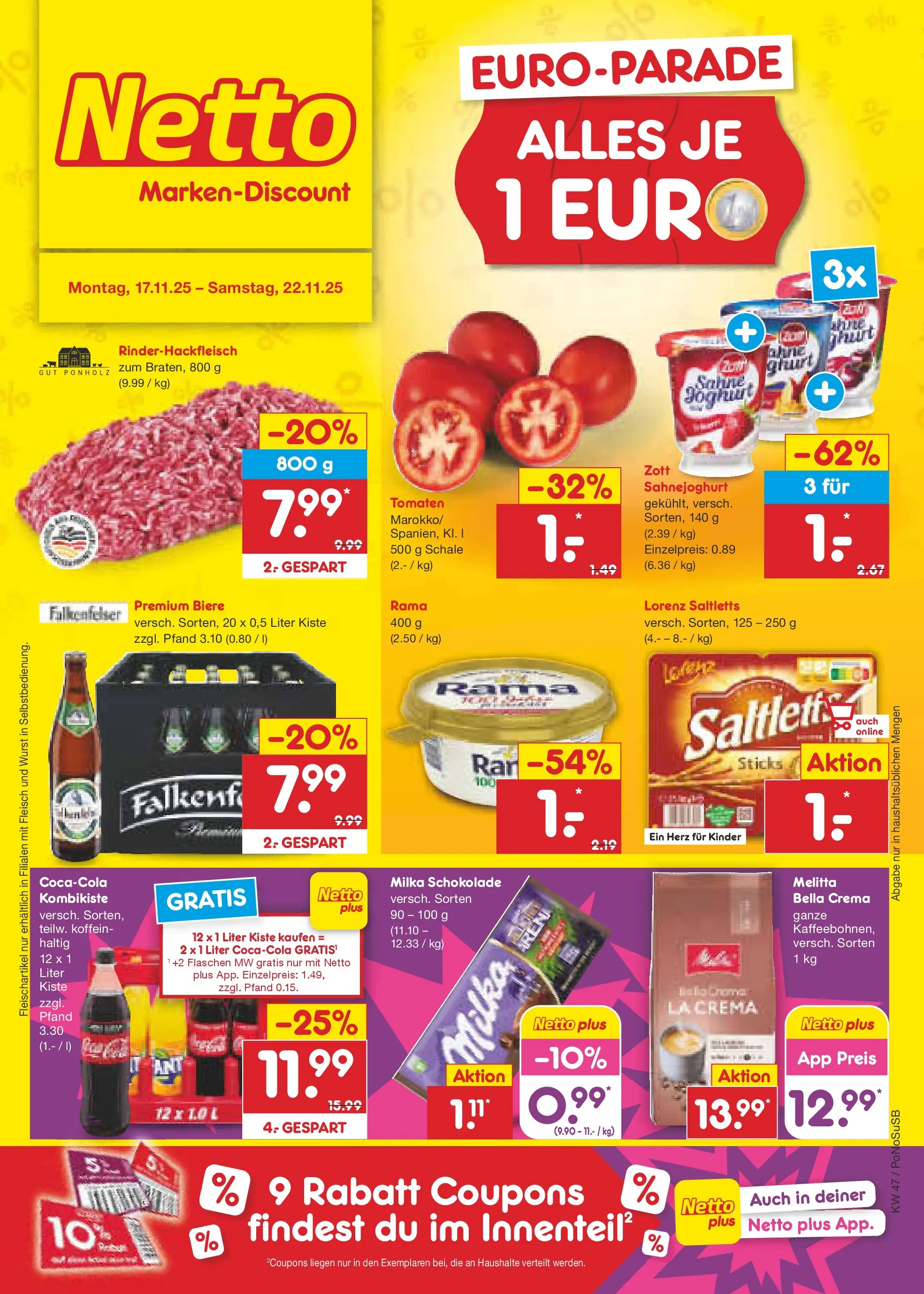 Netto Marken-Discount prospekt Amberg	 (ab 16.11.2025) » Angebote | Seite: 1