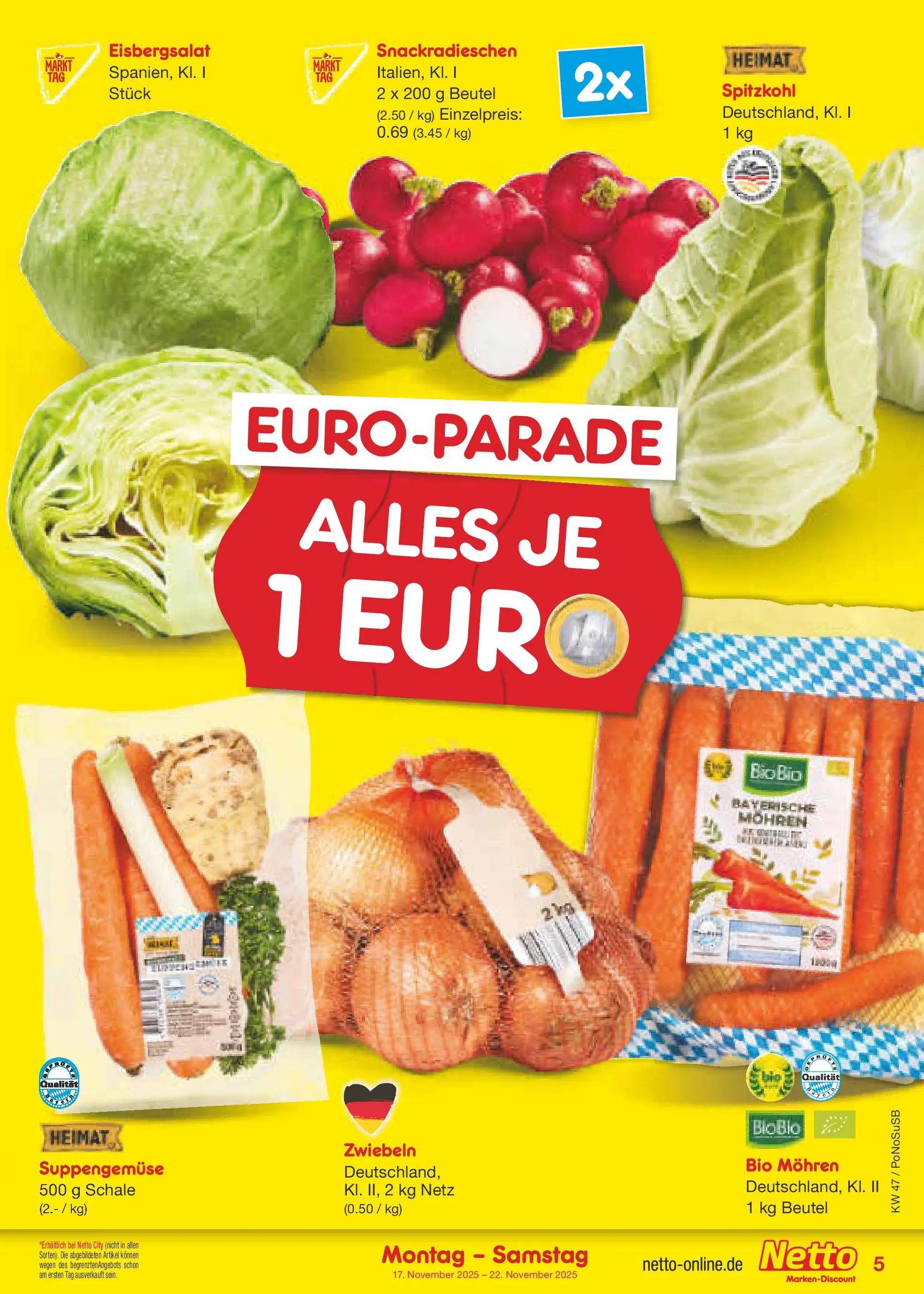 Netto Marken-Discount prospekt Amberg	 (ab 16.11.2025) » Angebote | Seite: 5