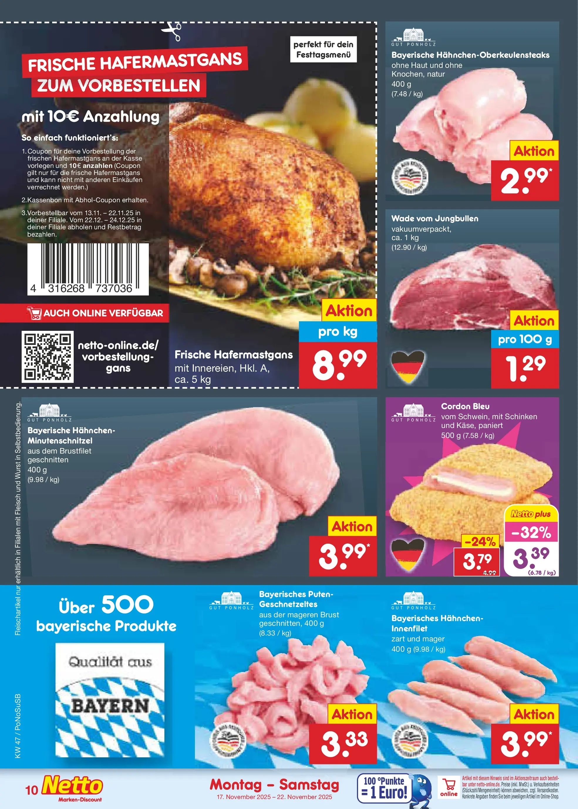 Netto Marken-Discount prospekt Amberg	 (ab 16.11.2025) » Angebote | Seite: 10