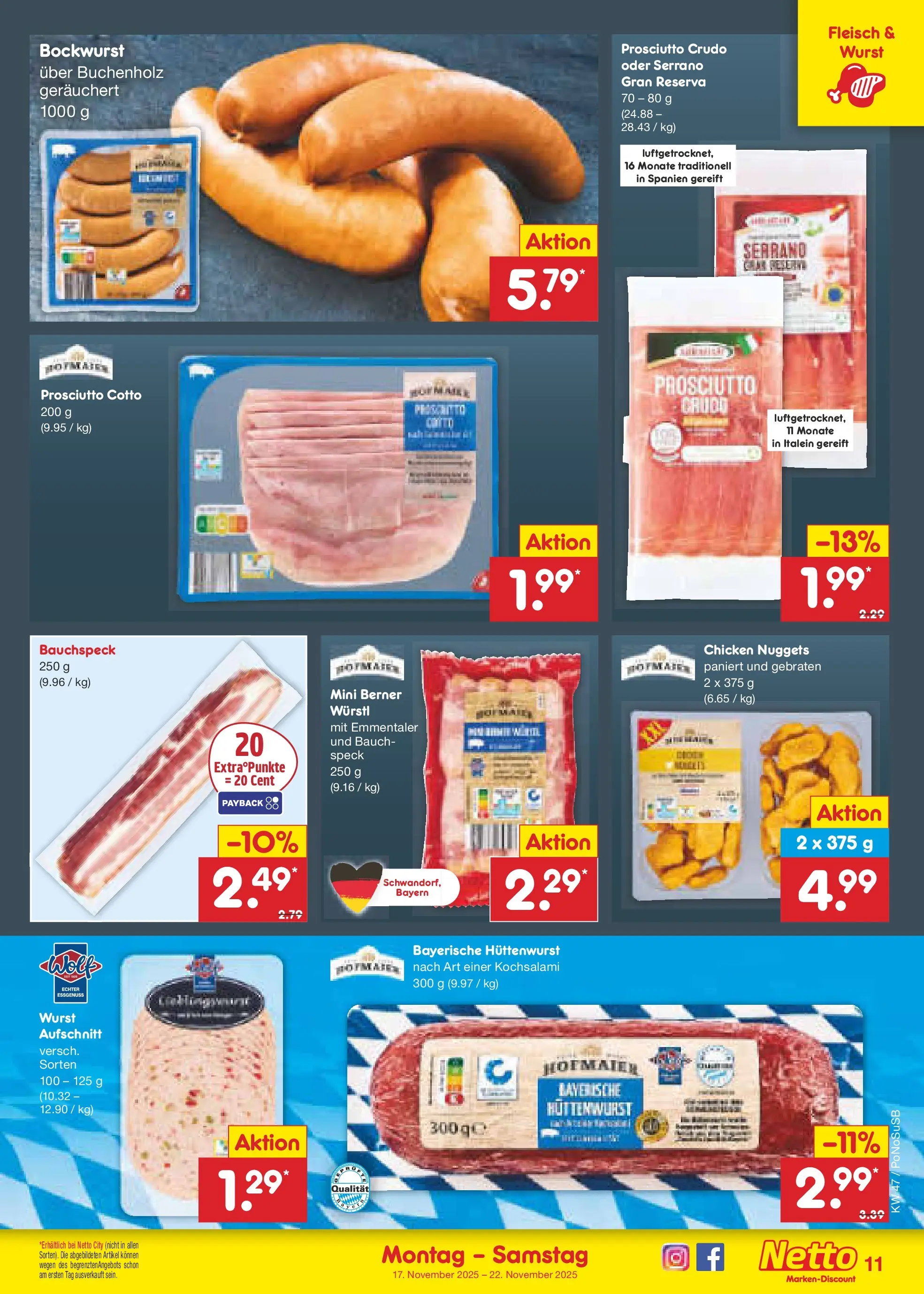Netto Marken-Discount prospekt Amberg	 (ab 16.11.2025) » Angebote | Seite: 11