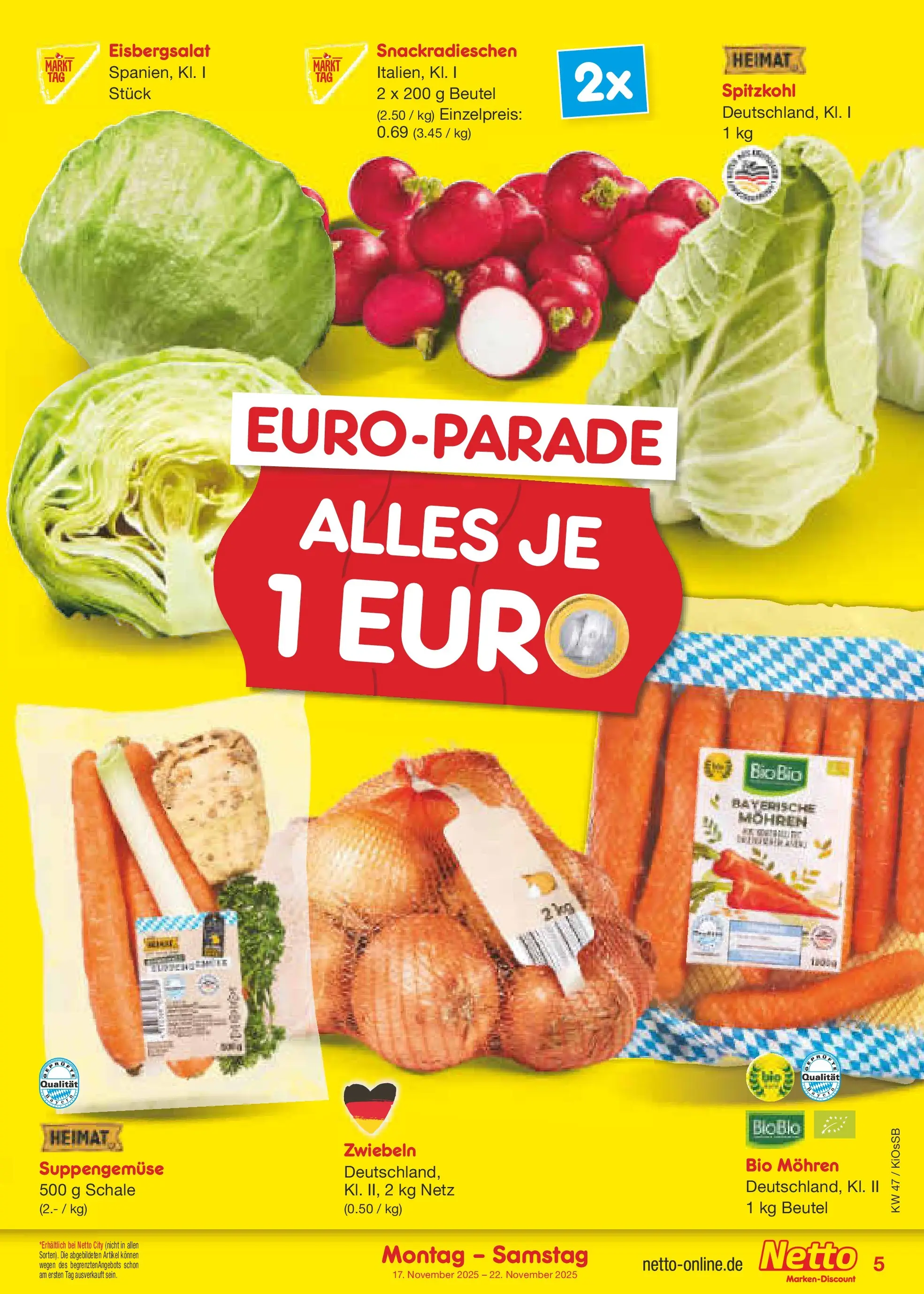Netto Marken-Discount prospekt Oberhaid	 (ab 16.11.2025) » Angebote | Seite: 5