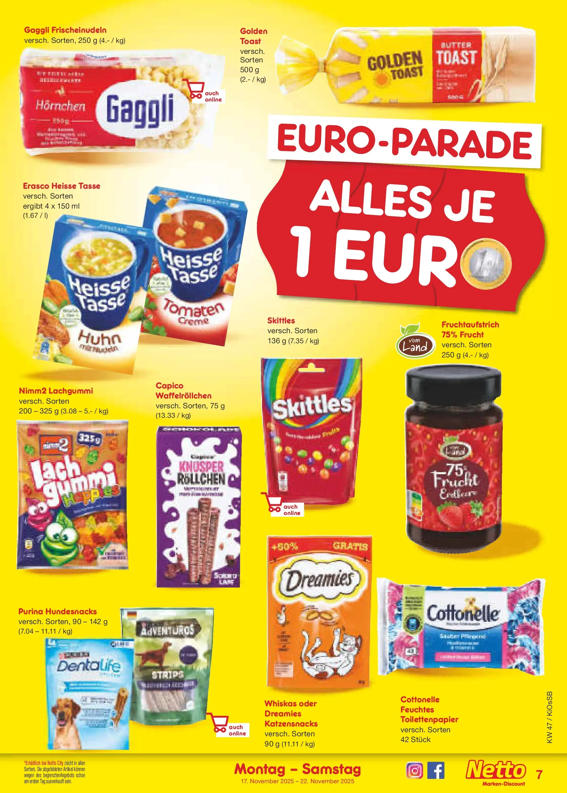 Netto Marken-Discount prospekt Oberhaid	 (ab 16.11.2025) » Angebote | Seite: 7