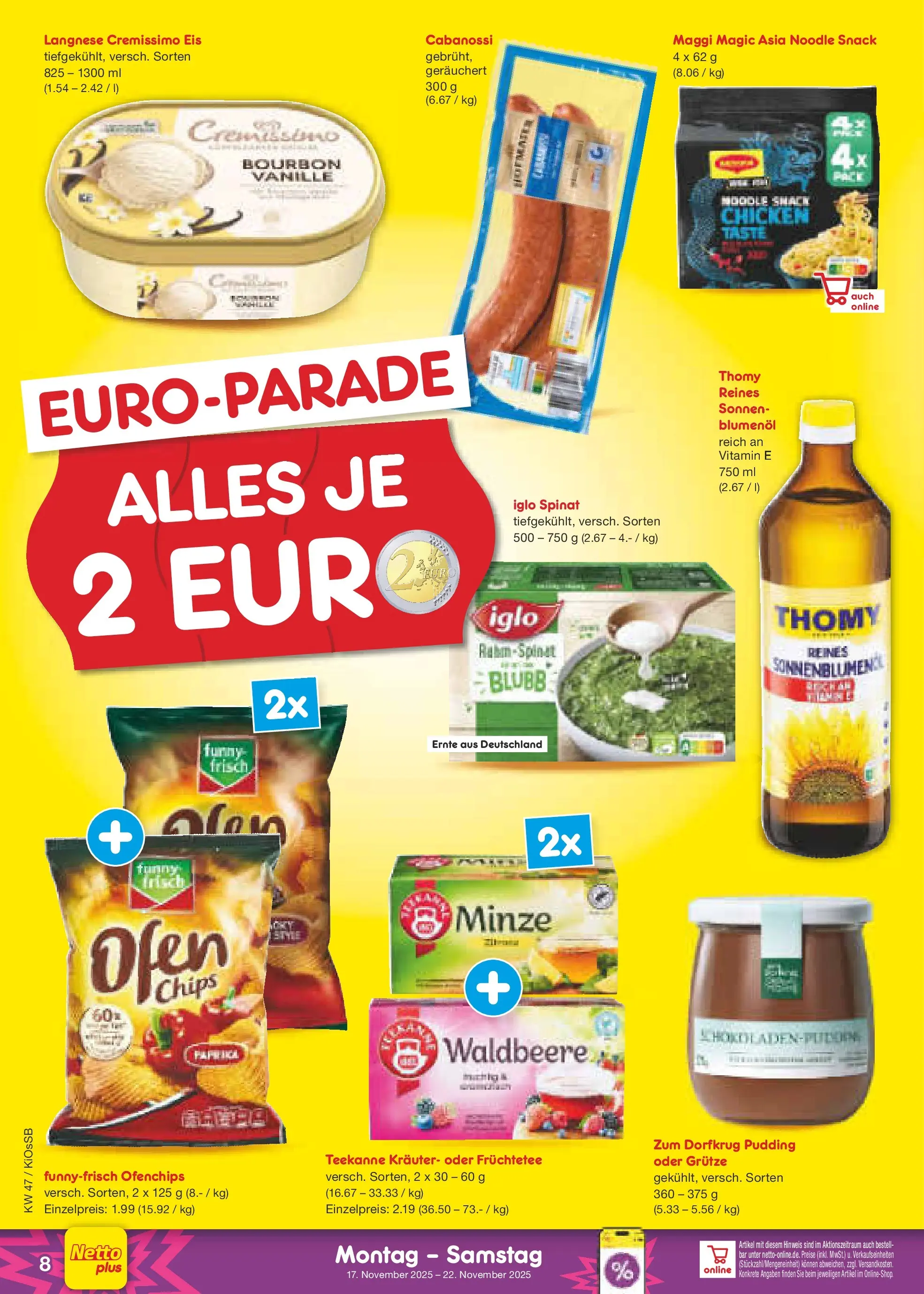 Netto Marken-Discount prospekt Oberhaid	 (ab 16.11.2025) » Angebote | Seite: 8