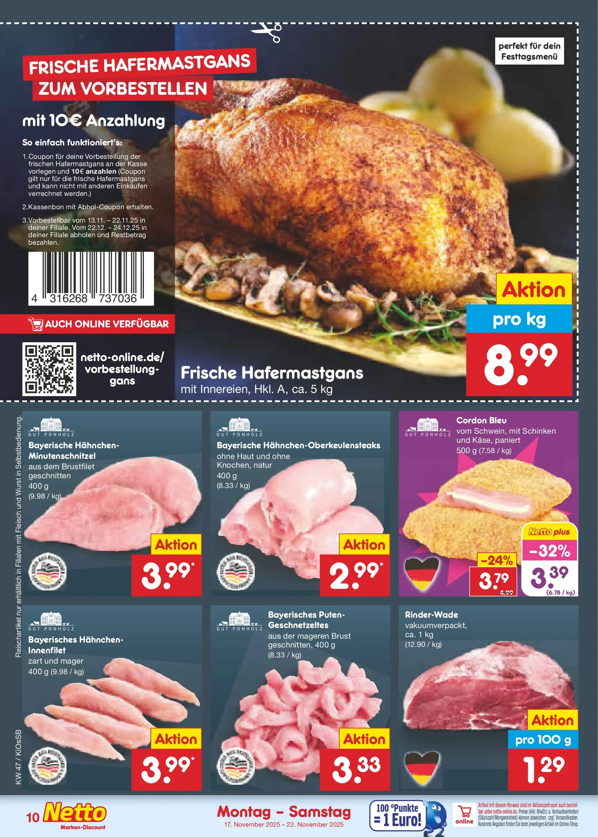 Netto Marken-Discount prospekt Oberhaid	 (ab 16.11.2025) » Angebote | Seite: 10