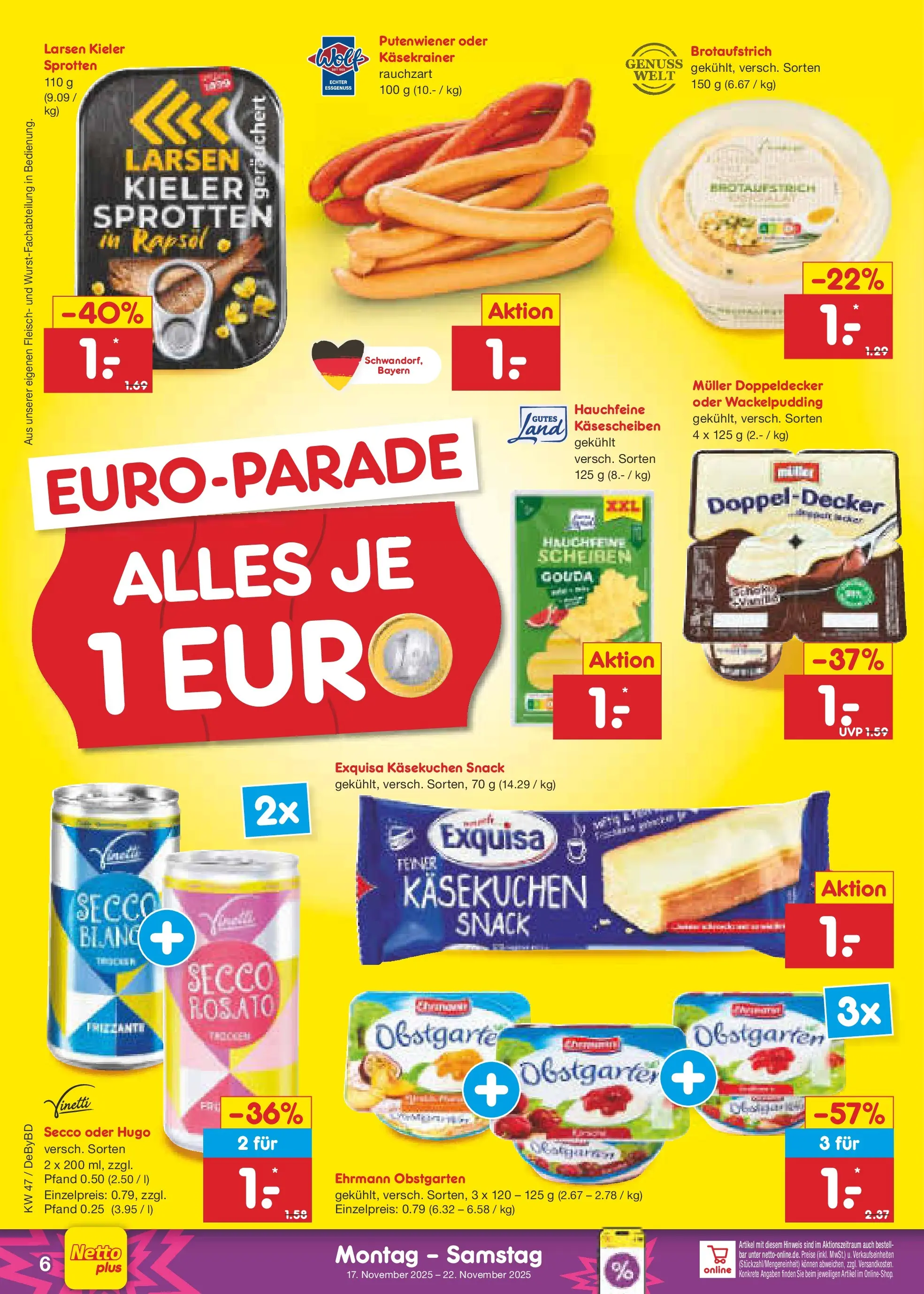 Netto Marken-Discount prospekt Buttenwiesen	 (ab 16.11.2025) » Angebote | Seite: 6