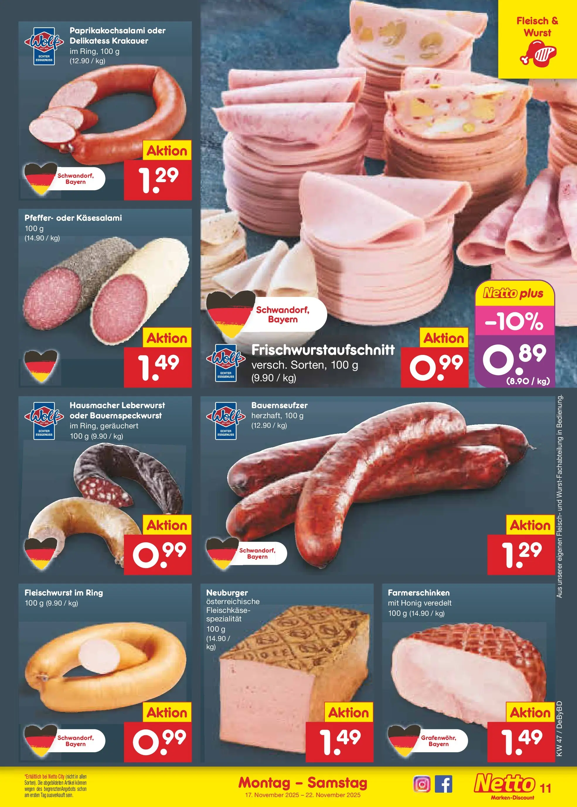 Netto Marken-Discount prospekt Buttenwiesen	 (ab 16.11.2025) » Angebote | Seite: 11