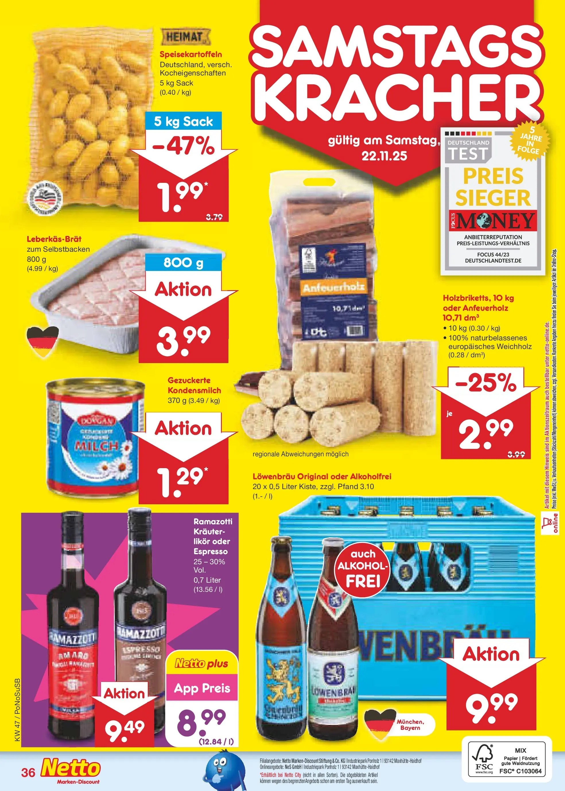 Netto Marken-Discount prospekt Amberg	 (ab 16.11.2025) » Angebote | Seite: 44