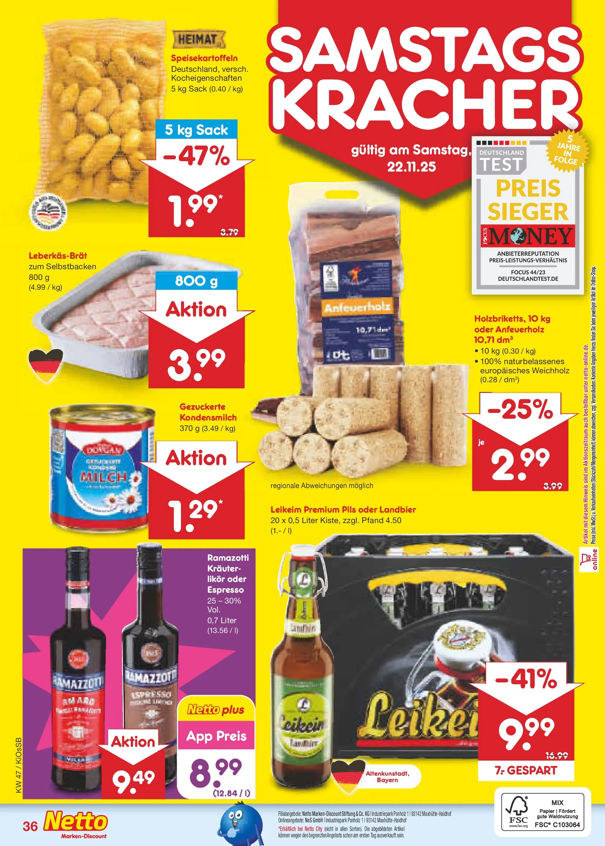 Netto Marken-Discount prospekt Oberhaid	 (ab 16.11.2025) » Angebote | Seite: 44