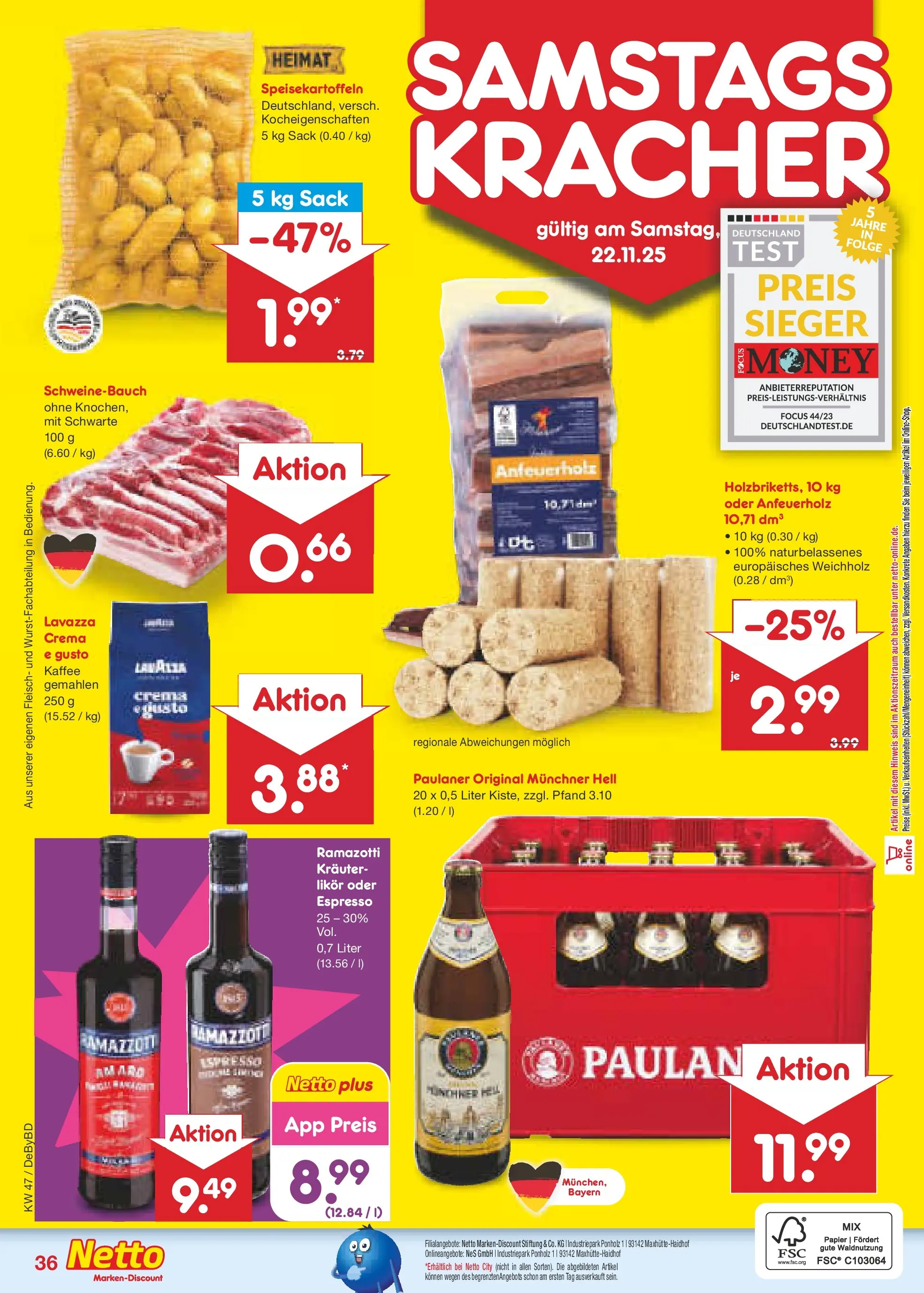 Netto Marken-Discount prospekt Buttenwiesen	 (ab 16.11.2025) » Angebote | Seite: 44