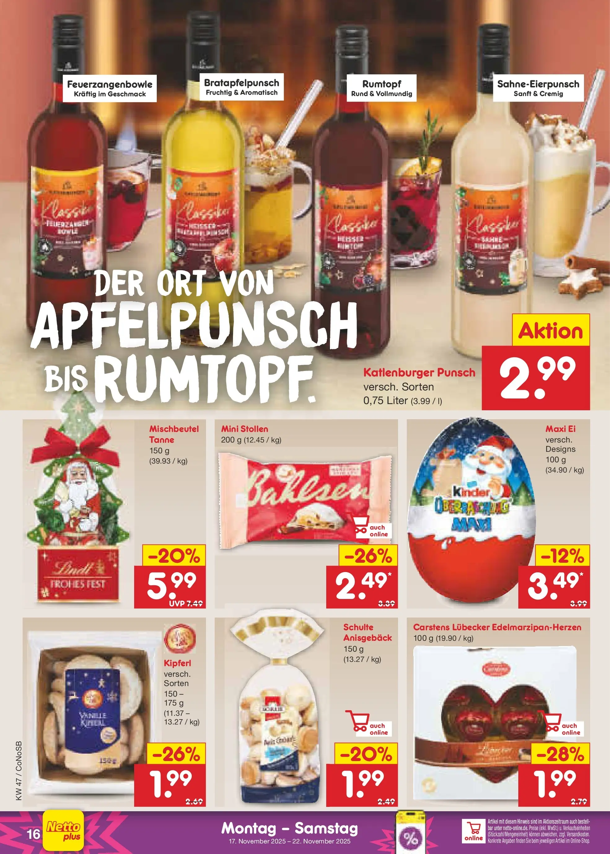Netto Marken-Discount prospekt Kloster Lehnin (ab 16.11.2025) » Angebote | Seite: 18 Netto Marken-Discount prospekt Kloster Lehnin (ab 16.11.2025) » Angebote | Seite: 18