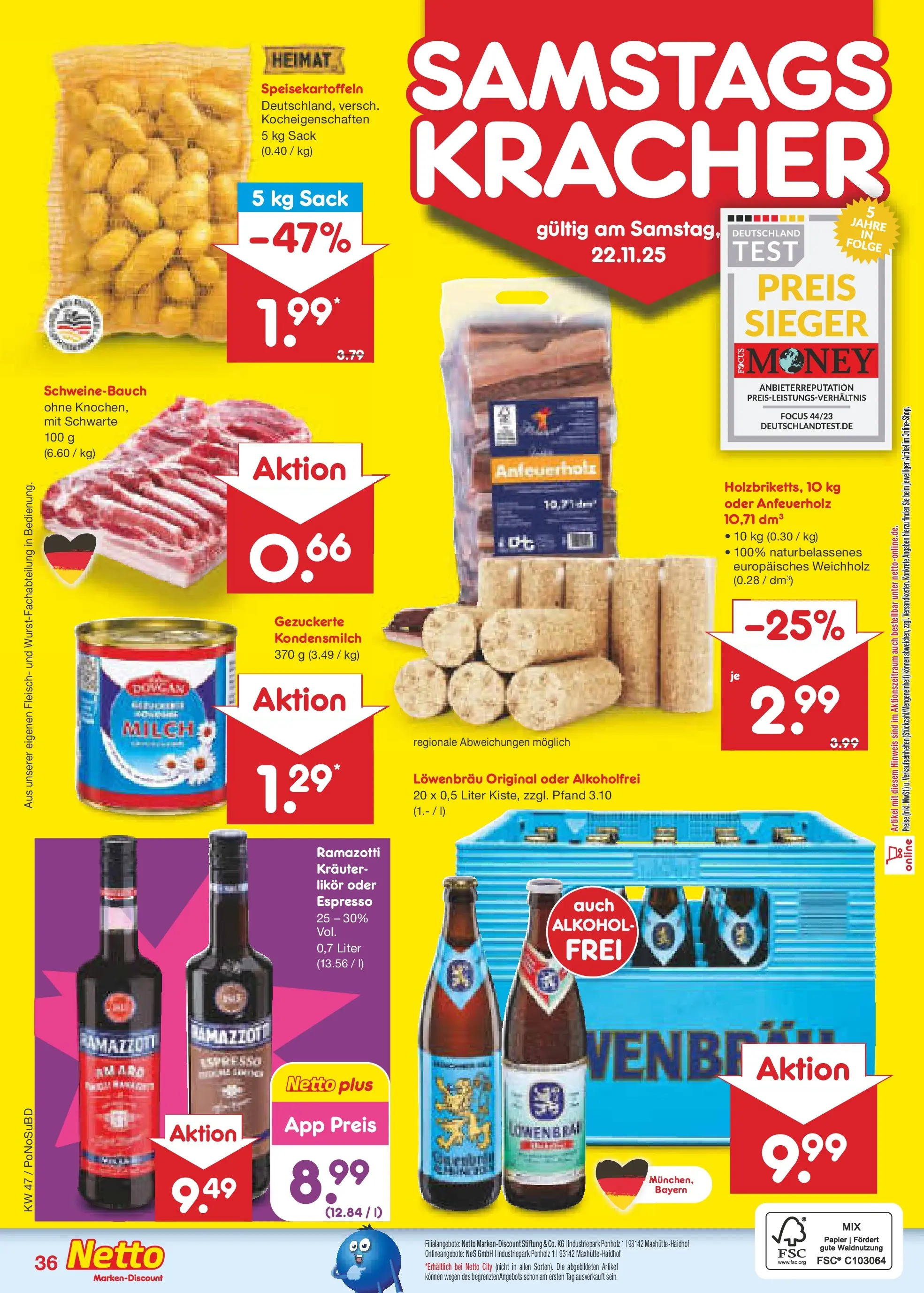 Netto Marken-Discount prospekt Selb	 (ab 16.11.2025) » Angebote | Seite: 44