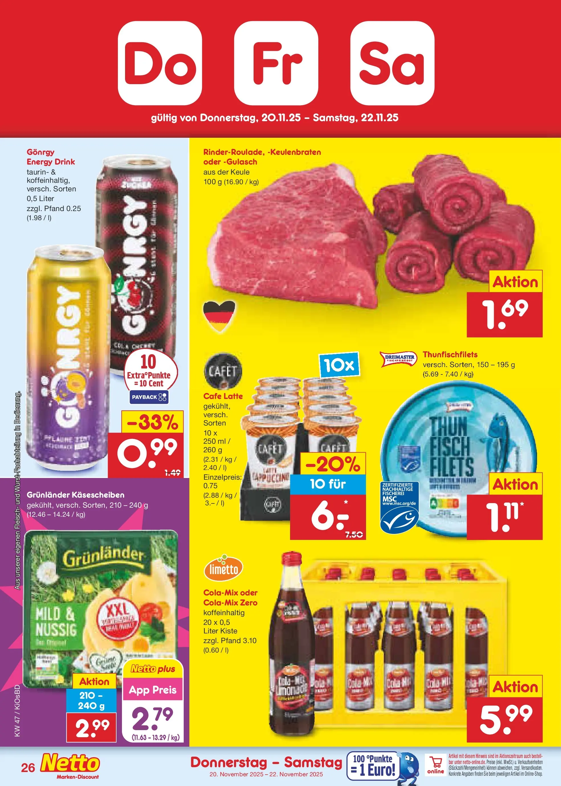 Netto Marken-Discount prospekt Mistelbach	 (ab 16.11.2025) » Angebote | Seite: 34