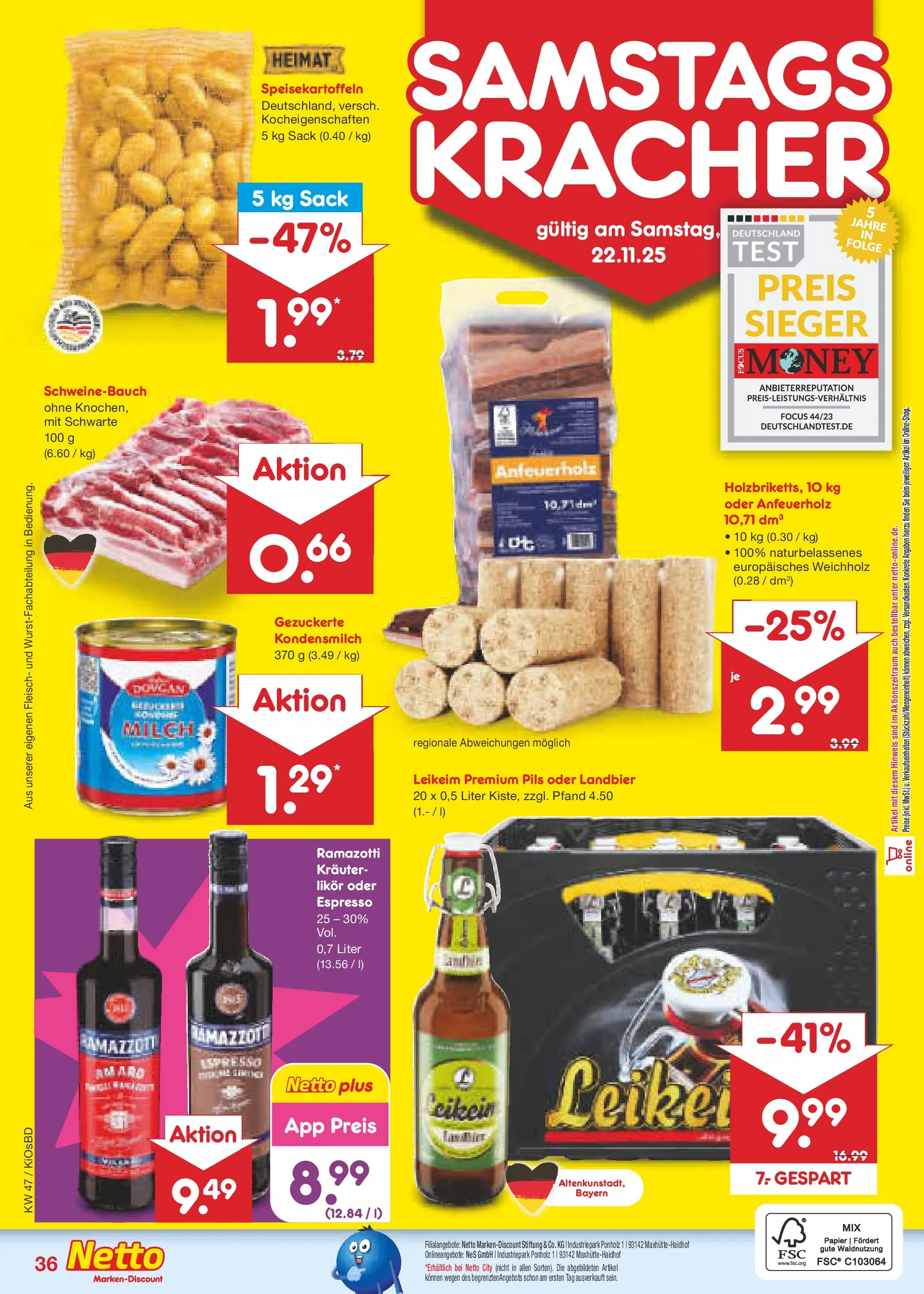 Netto Marken-Discount prospekt Mistelbach	 (ab 16.11.2025) » Angebote | Seite: 44
