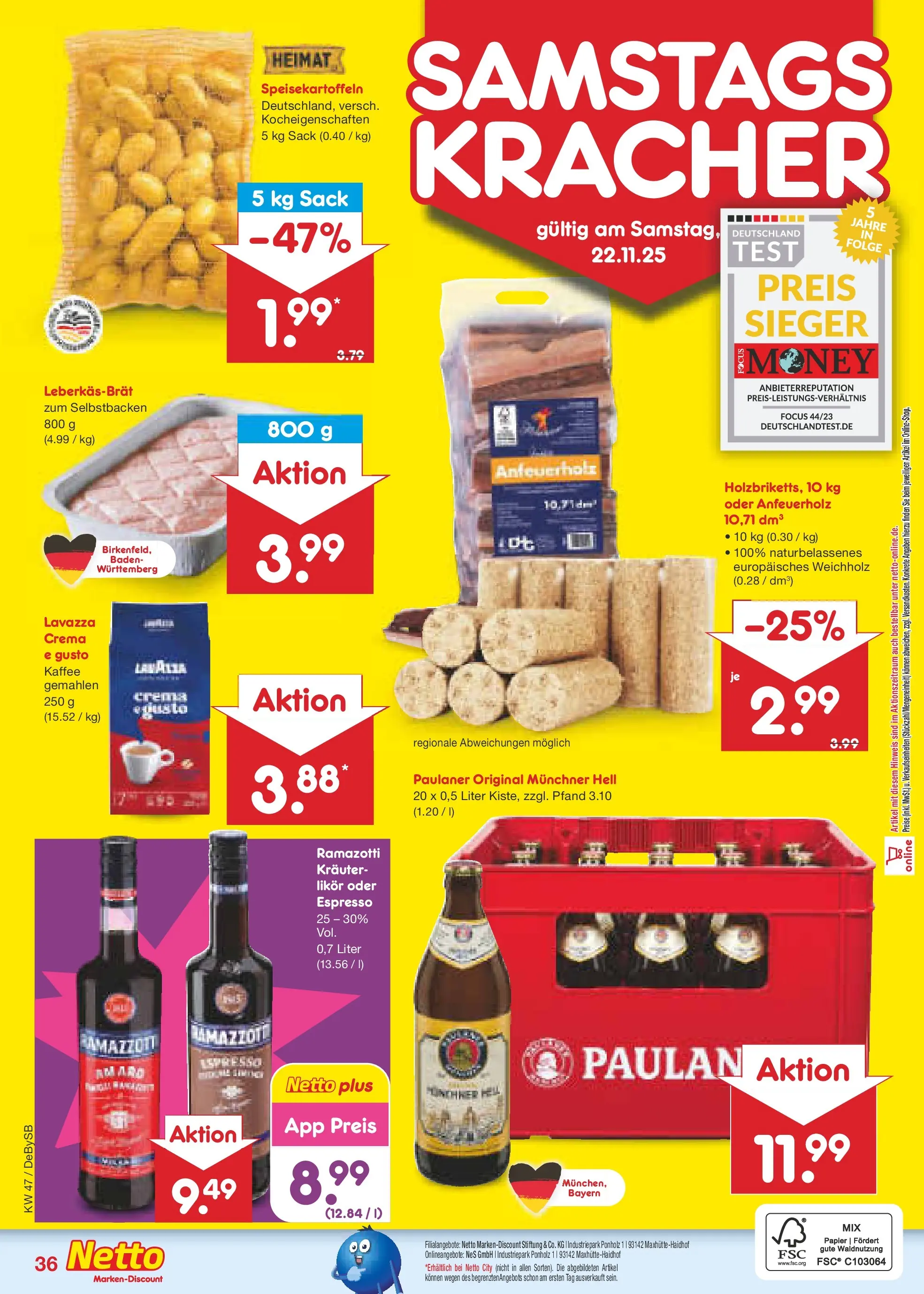 Netto Marken-Discount prospekt Thierhaupten	 (ab 16.11.2025) » Angebote | Seite: 44