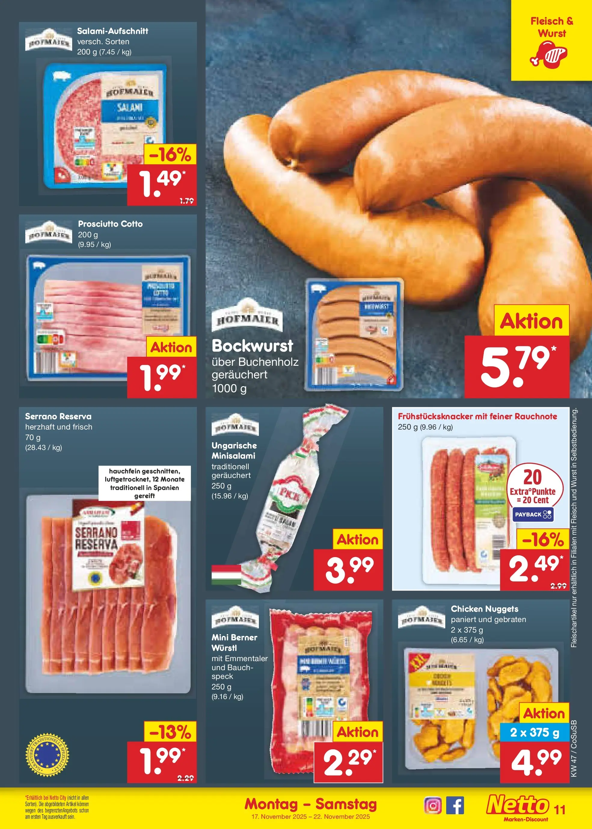 Netto Marken-Discount prospekt Bitterfeld-Wolfen (ab 16.11.2025) » Angebote | Seite: 11 Netto Marken-Discount prospekt Bitterfeld-Wolfen (ab 16.11.2025) » Angebote | Seite: 11