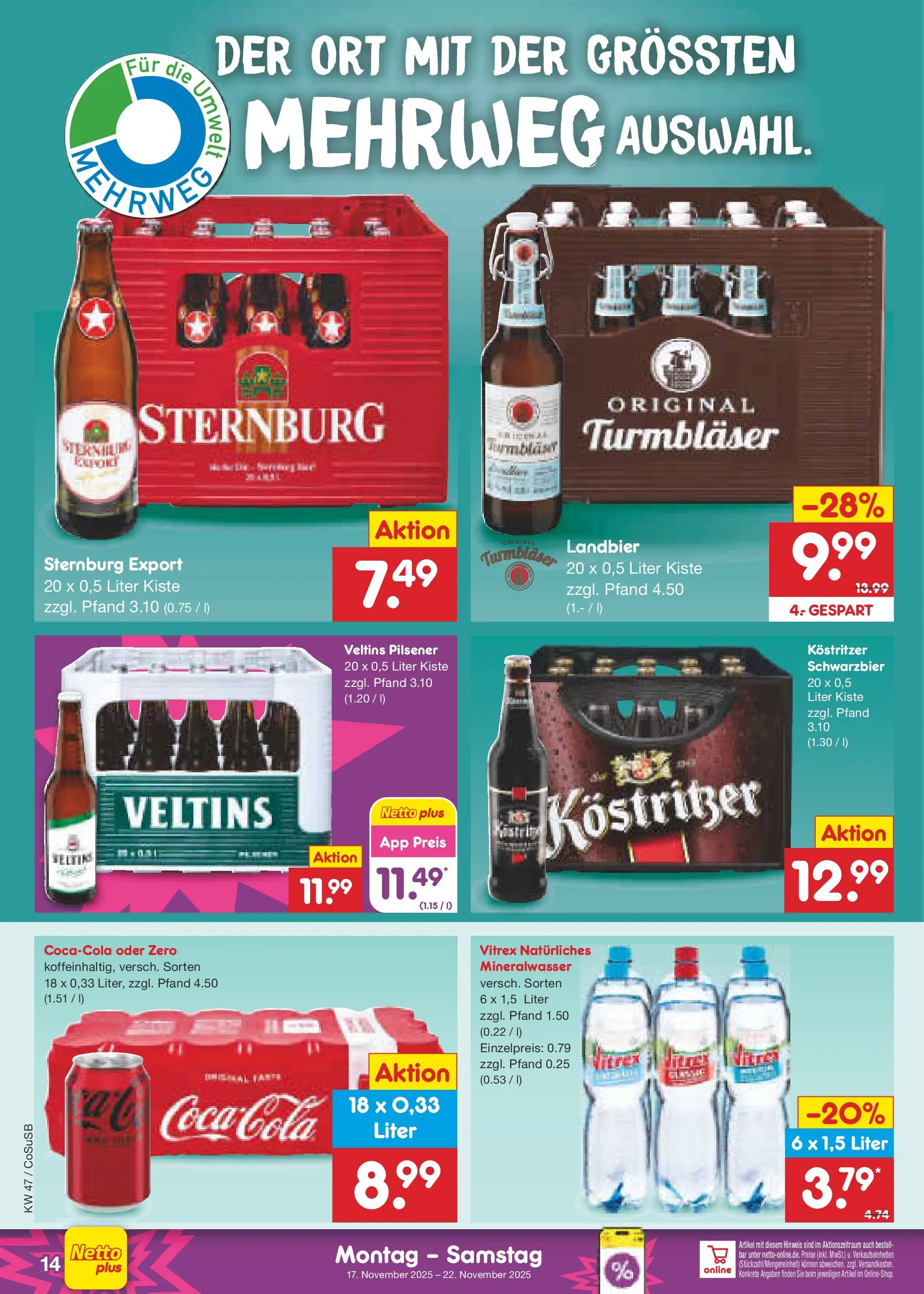 Netto Marken-Discount prospekt Bitterfeld-Wolfen (ab 16.11.2025) » Angebote | Seite: 14 Netto Marken-Discount prospekt Bitterfeld-Wolfen (ab 16.11.2025) » Angebote | Seite: 14