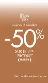 -50% sur le 2ème produit