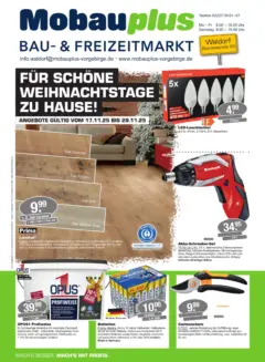 Entdecke - MOBAU Bauzentrum Vorgebirge ab 17.11.2025 gültig