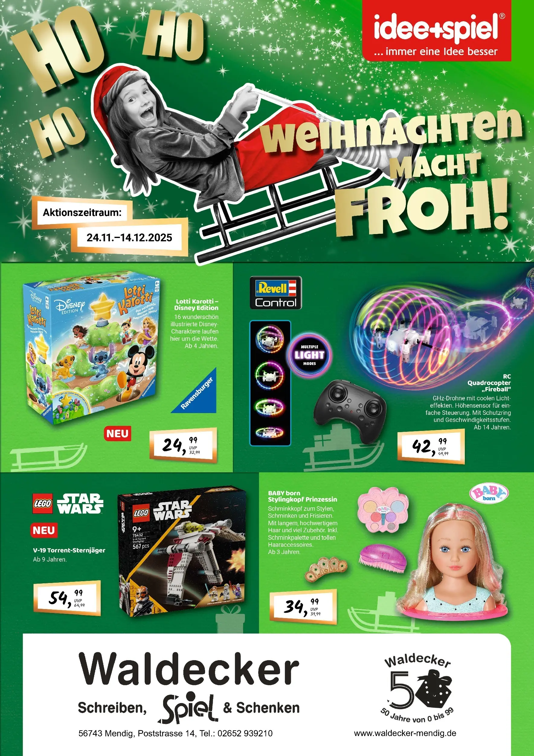 Entdecke - idee + spiel: Weihnachten macht froh (ab 13.11.2025) zum Blättern | Seite: 1 | Produkte: Spiel