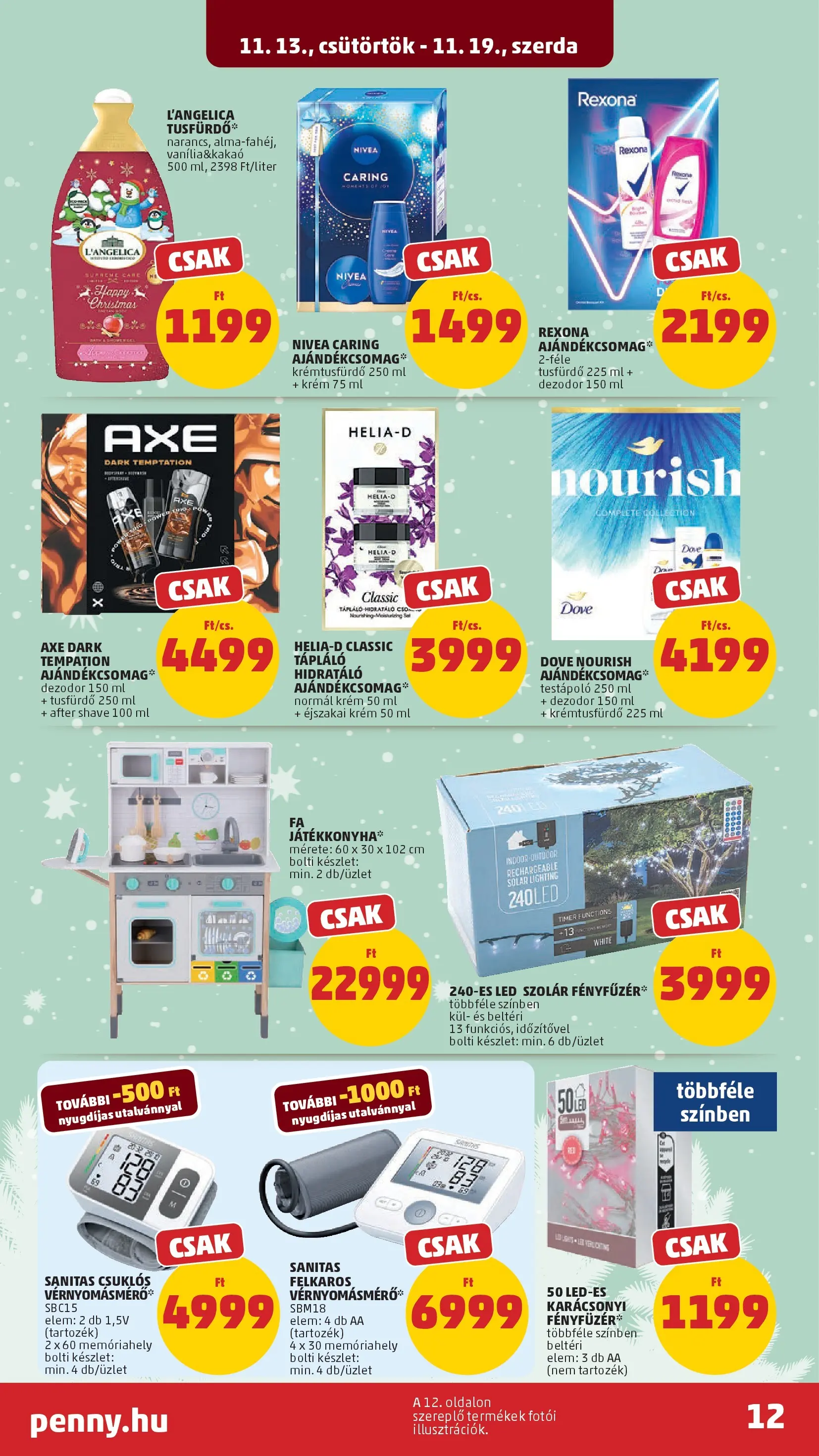 PENNY - Pennymarket újság érvényessége -2025.11.19-ig: 2025.11.12.-tól lapozható | Oldal: 12
