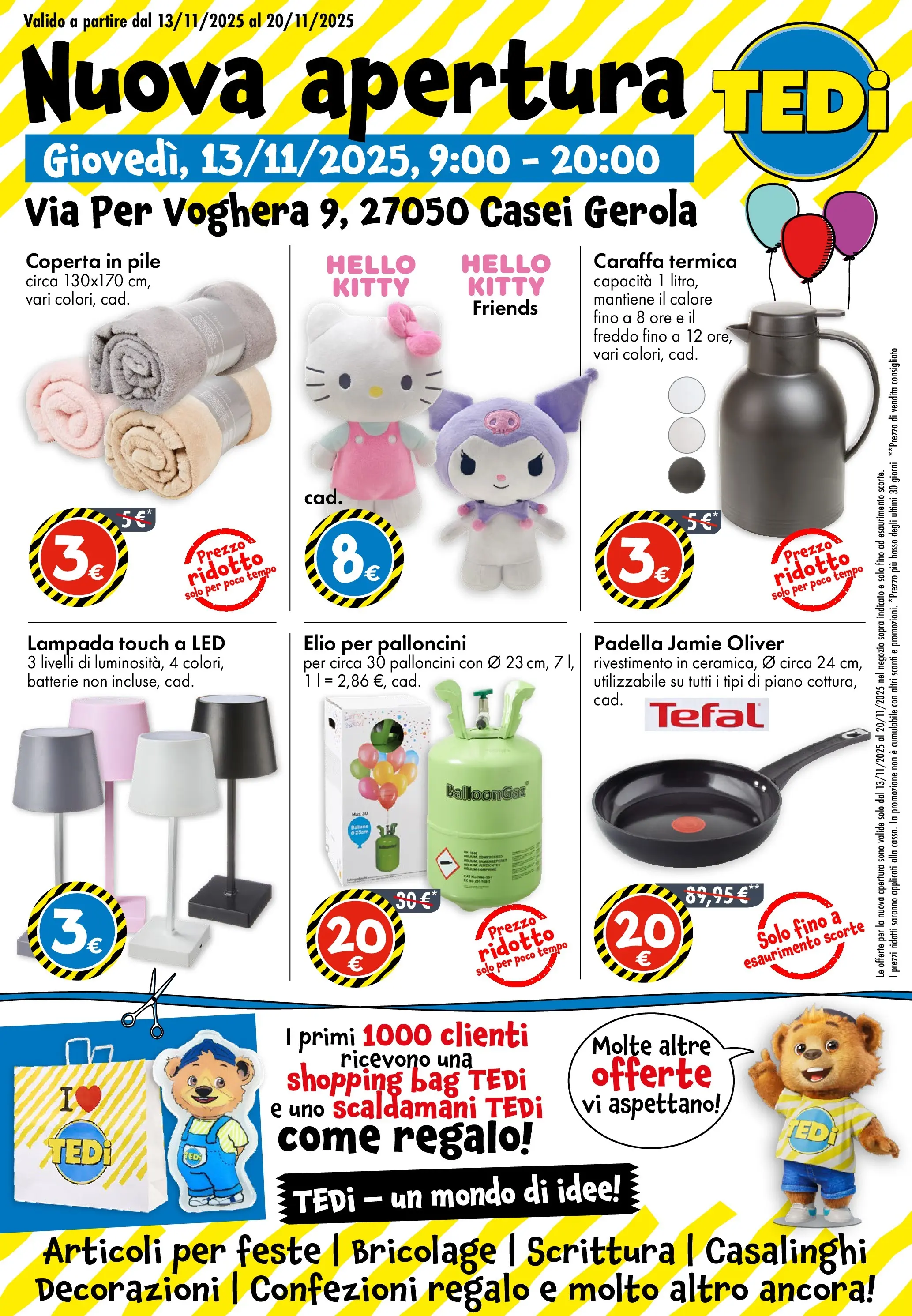 Nuovo TEDi - TEDi volantino fino al 14.11.2025 dal 10/11/2025 > offerte anteprima 🛍️ | Pagina: 1 | Prodotti: Pile, Coperta, Batterie, Lampada