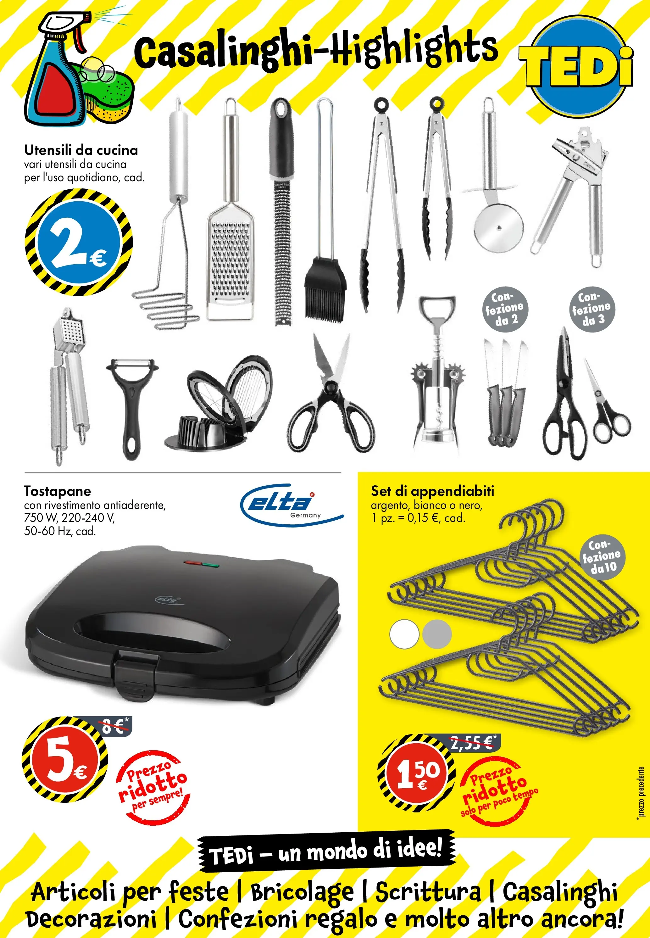 Nuovo TEDi - TEDi volantino fino al 14.11.2025 dal 10/11/2025 > offerte anteprima 🛍️ | Pagina: 8 | Prodotti: Tostapane, Appendiabiti, Decorazioni