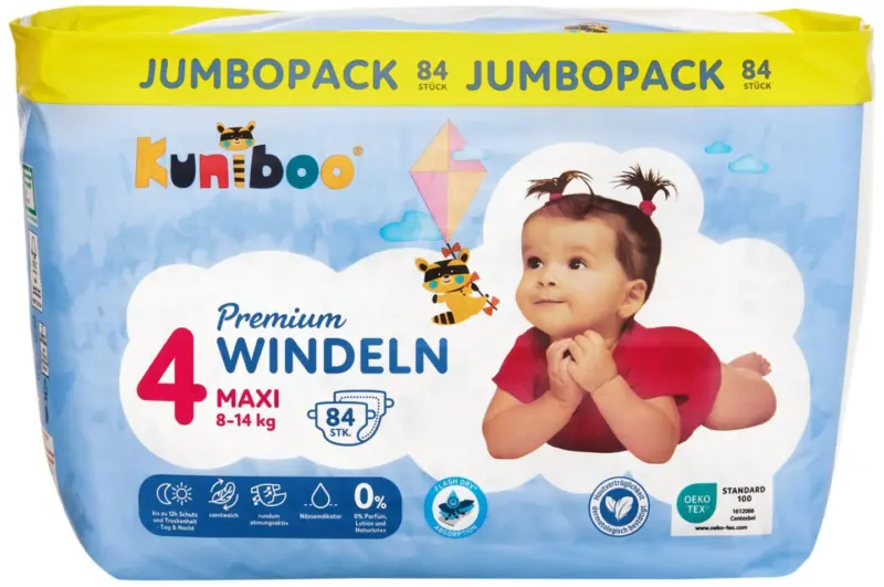 KUNIBOO Бебешки пелени размер 4 или 5