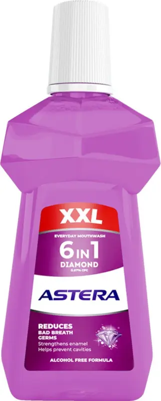 Astera Вода за уста 6 в 1 Diamond