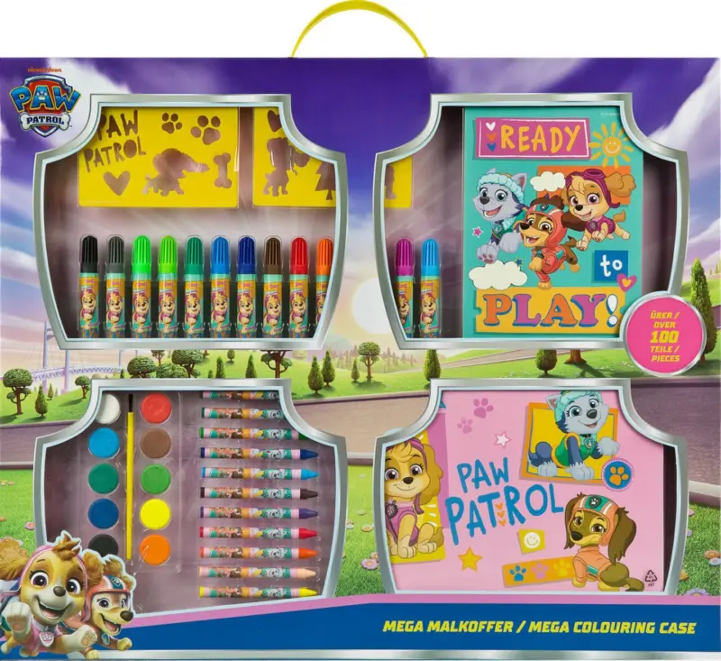 PAW PATROL Куфар за рисуване Mega